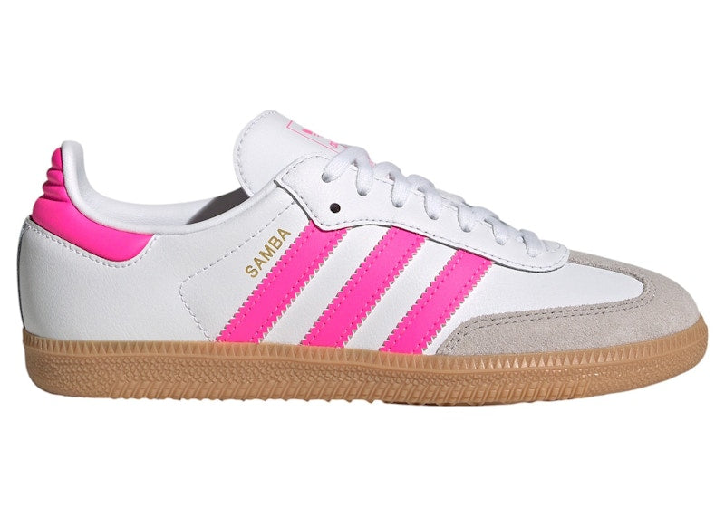 adidas Samba OG Cloud White Lucid Pink Gum (GS)