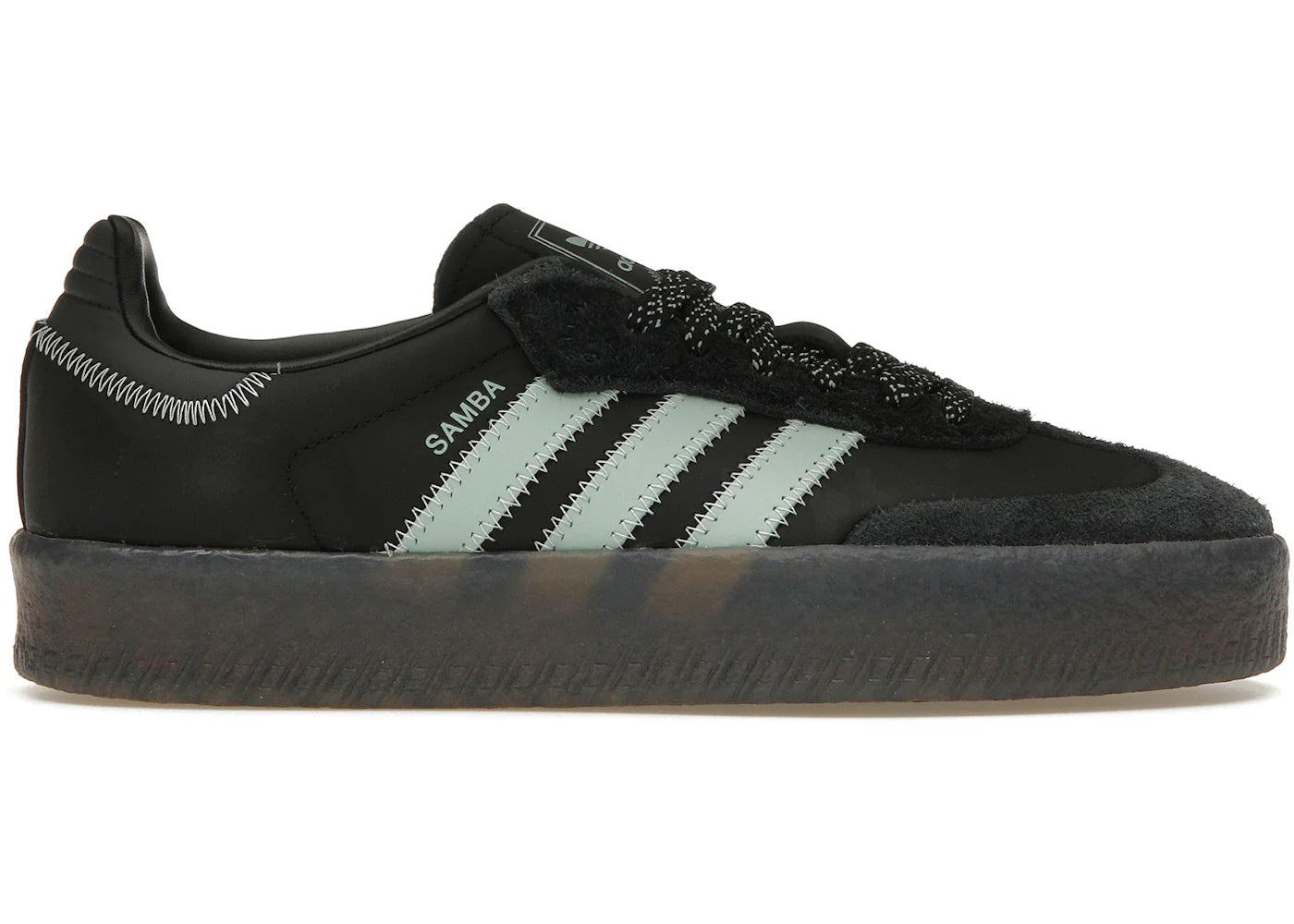 adidas Sambae Core Black Haze Green (Women's)