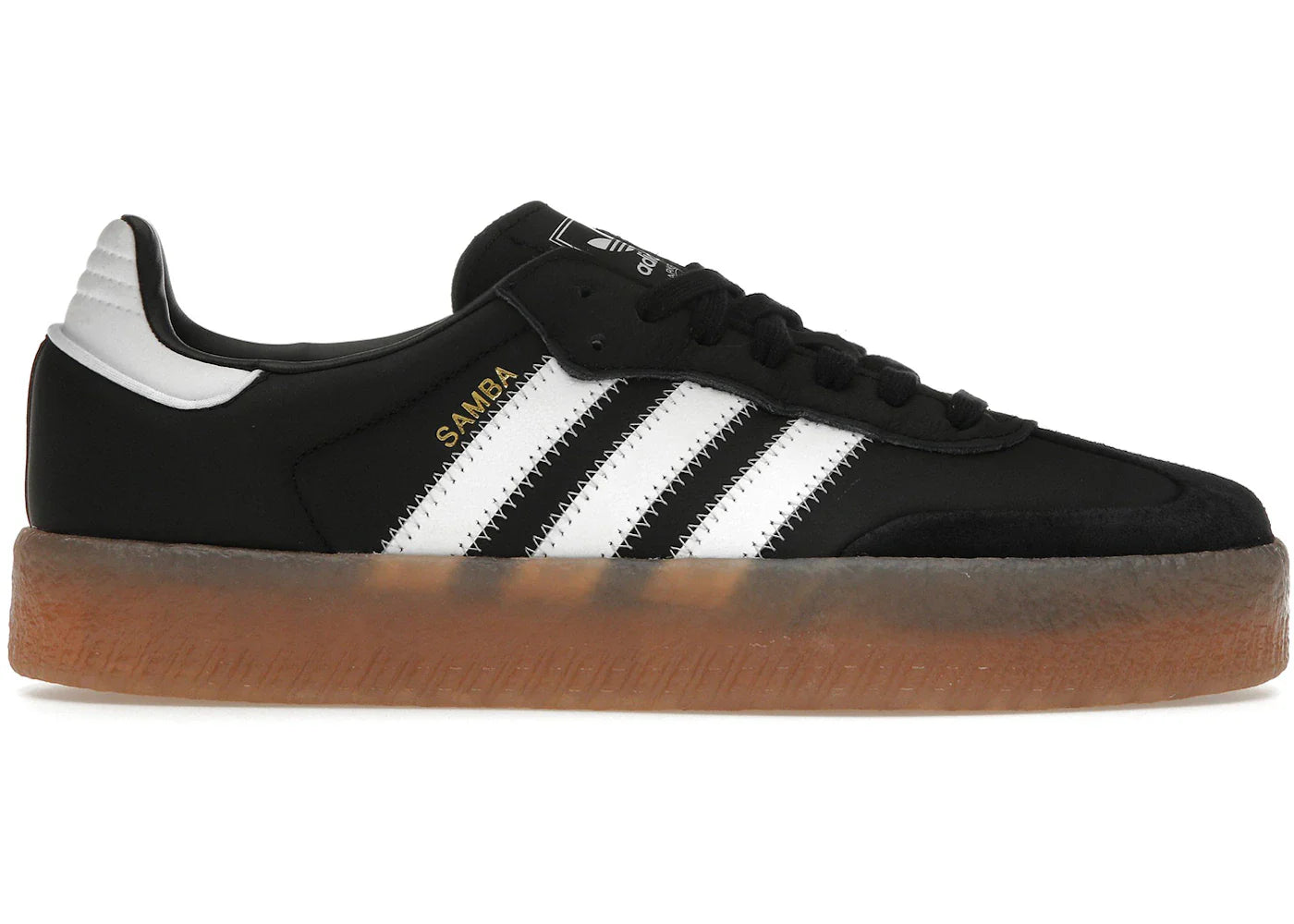 adidas Sambae Core Black Metallic Gold (Women's)