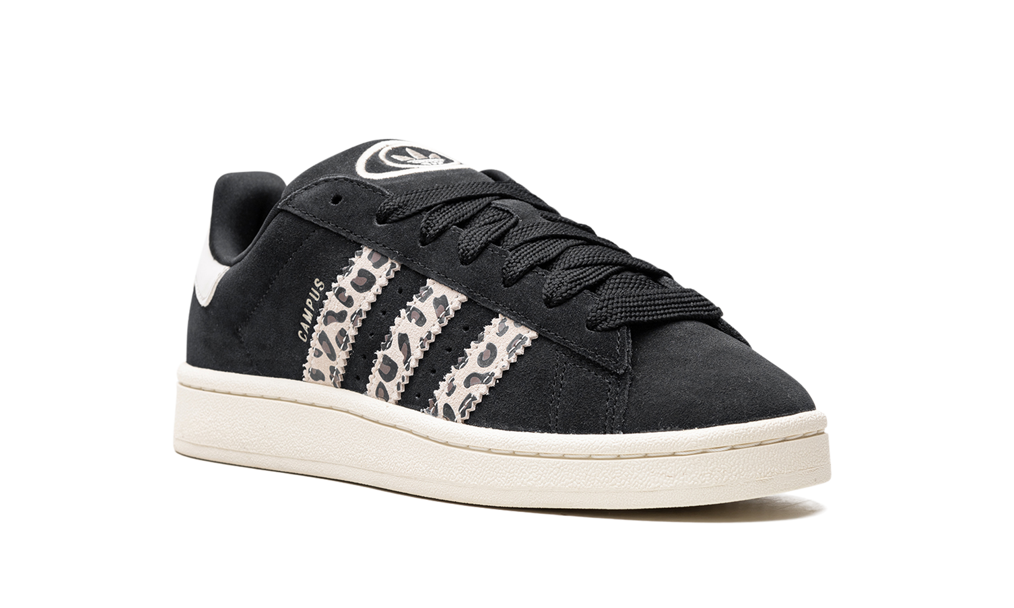 adidas campus 00s black leopard women s+ID7039+diagnol right view