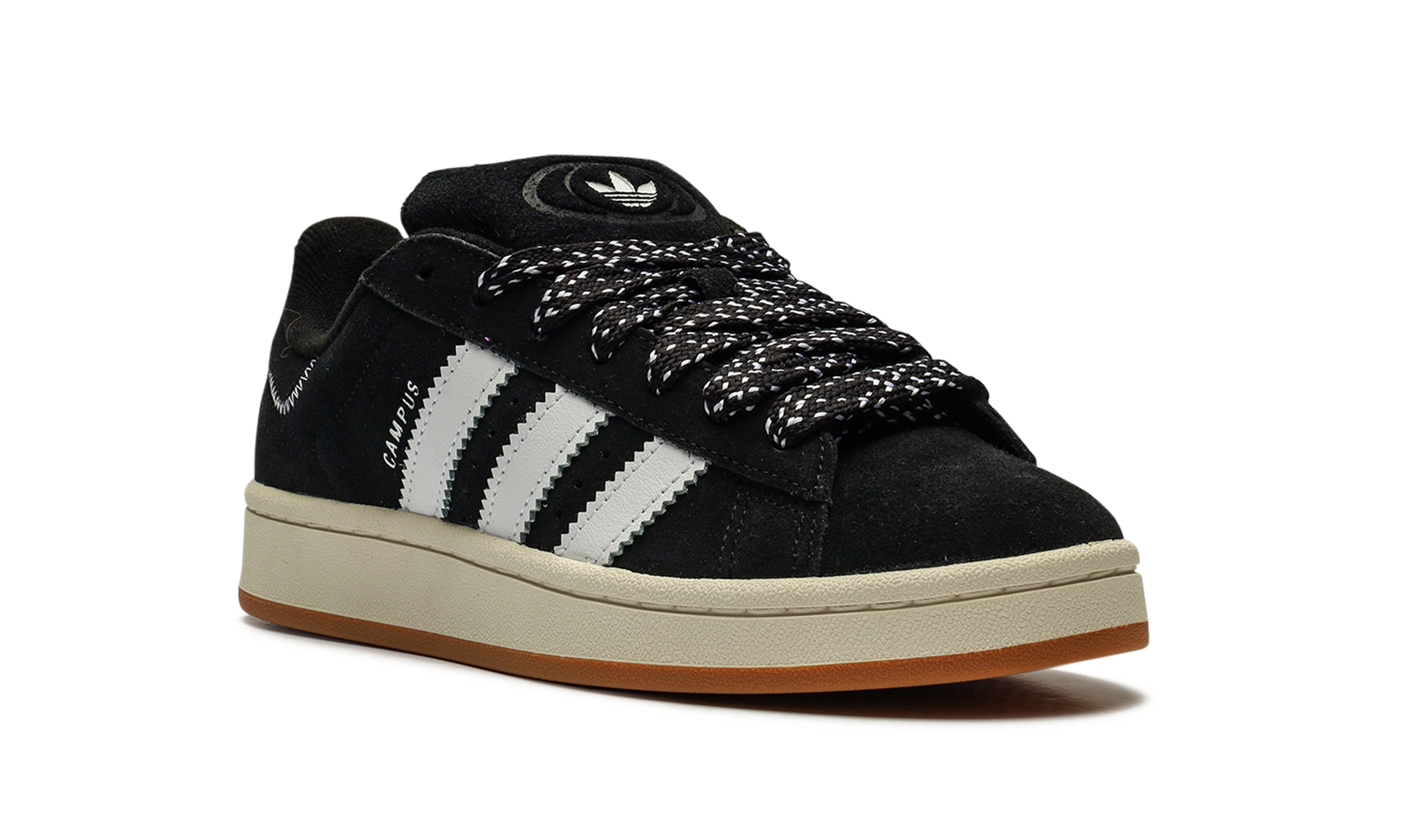 adidas campus 00s core black cloud white women s+IH2659+diagnol right view