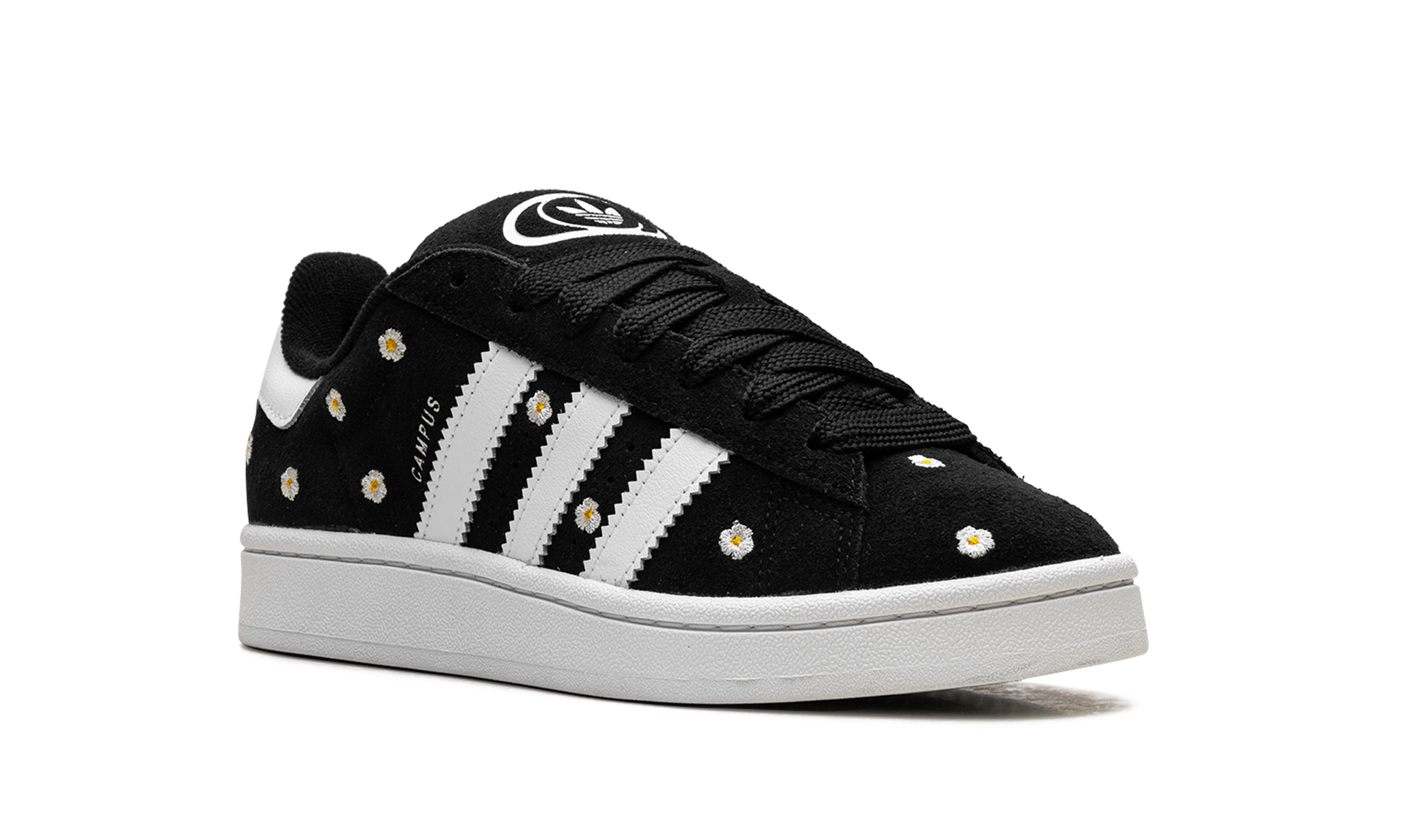 adidas campus 00s core black floral women s+IF9640+diagnol right view