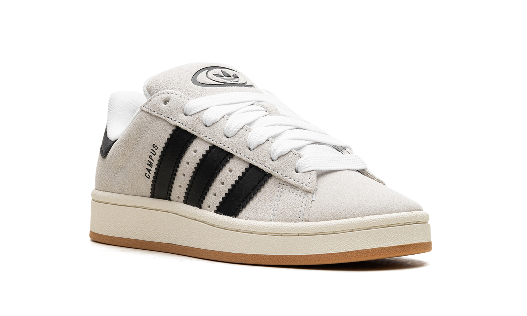 adidas campus 00s crystal white core black+GY0042+diagnol right view