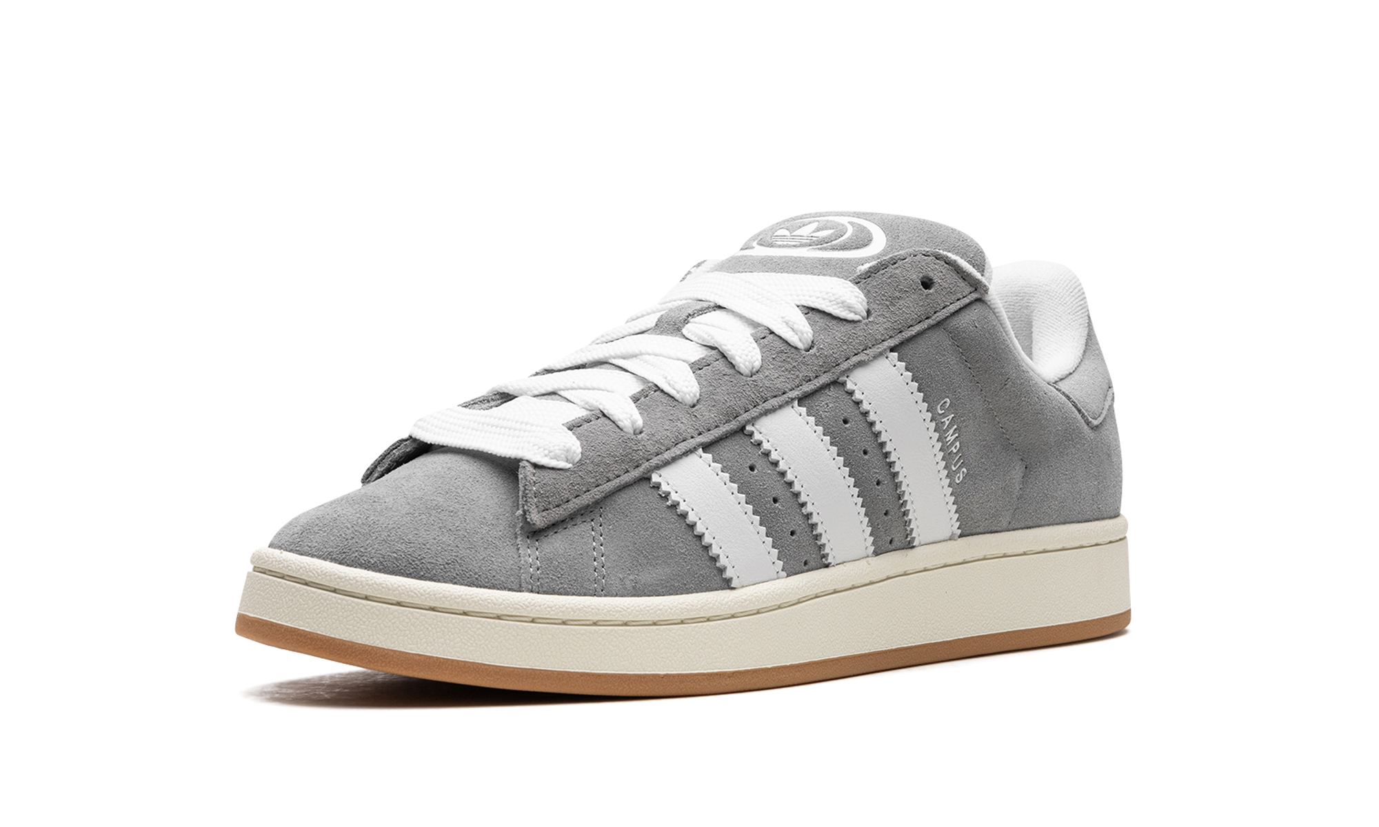 adidas campus 00s grey white+HQ8707+left diagnol single view