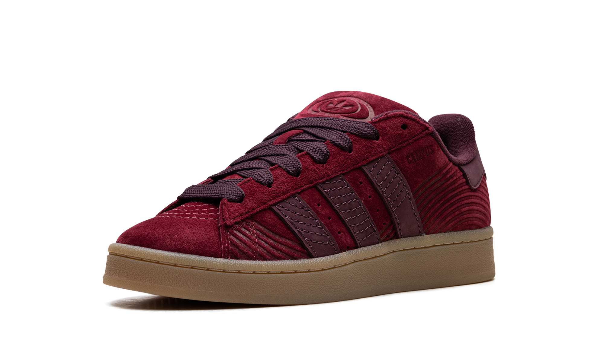 adidas campus 00s japanese rock garden burgundy+IF4335+left diagnol single view