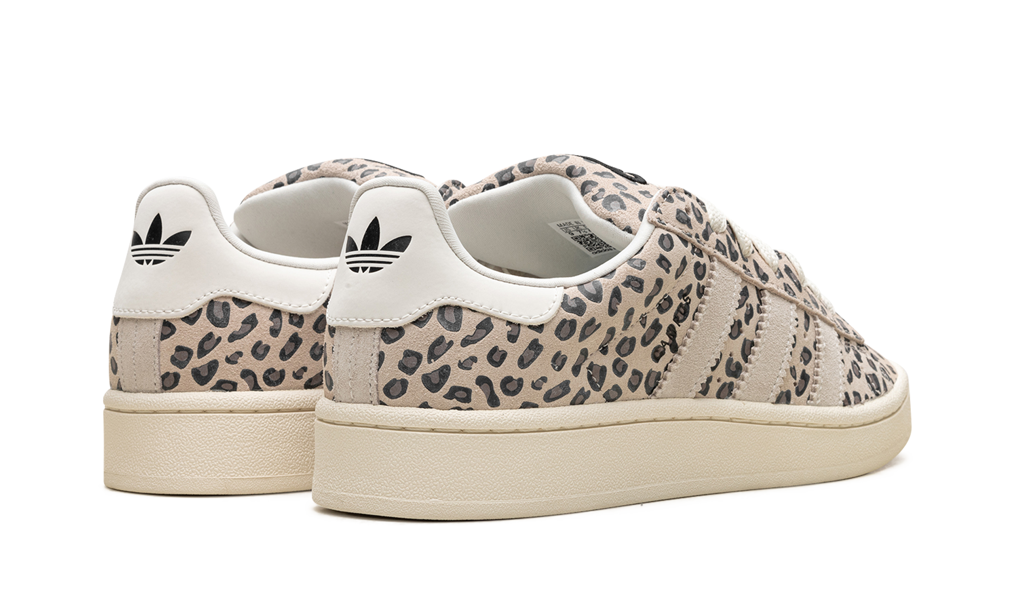 adidas campus 00s leopard women s+ID7041+diagnol right behind view