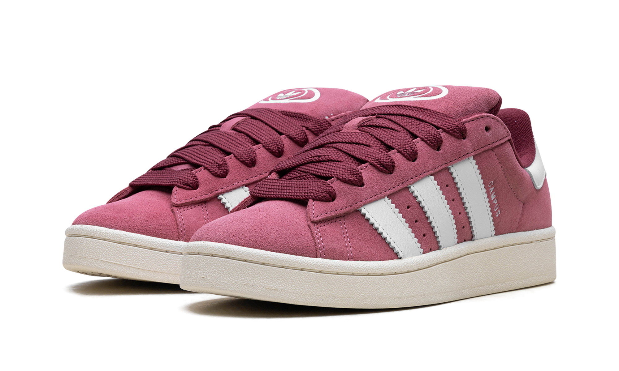 adidas campus 00s pink strata women s+HP6286+diagnol left view