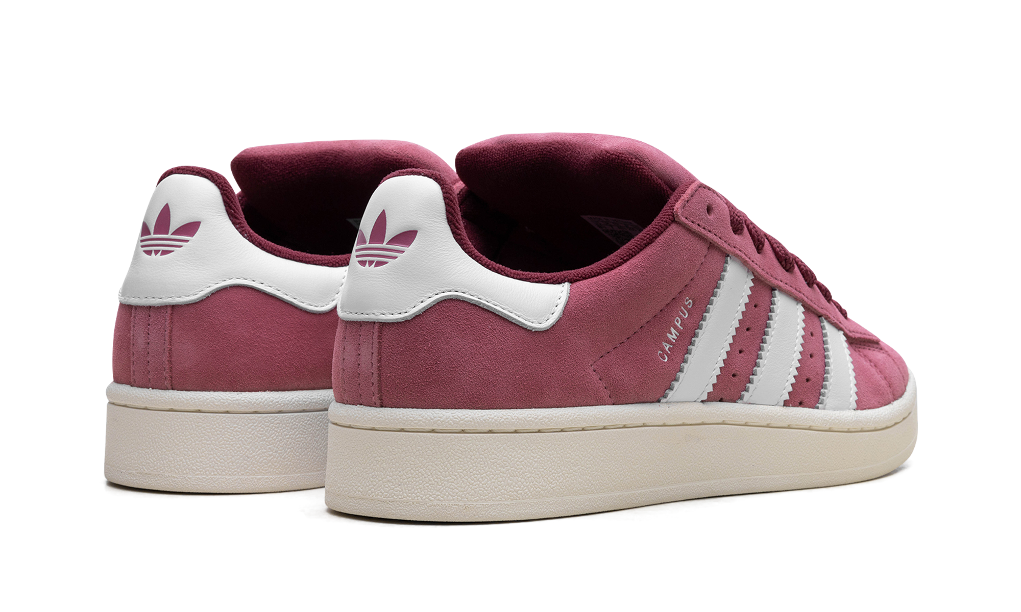 adidas campus 00s pink strata women s+HP6286+diagnol right behind view