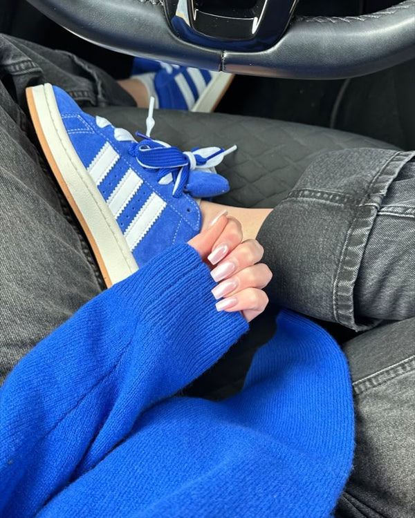 adidas Campus 00s Semi Lucid Blue Cloud White, Lifestyle View 2, SKU H03471