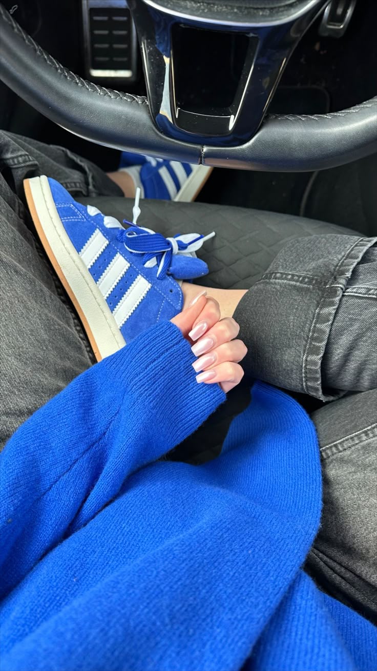 adidas Campus 00s Semi Lucid Blue Cloud White, Lifestyle View 2, SKU H03471