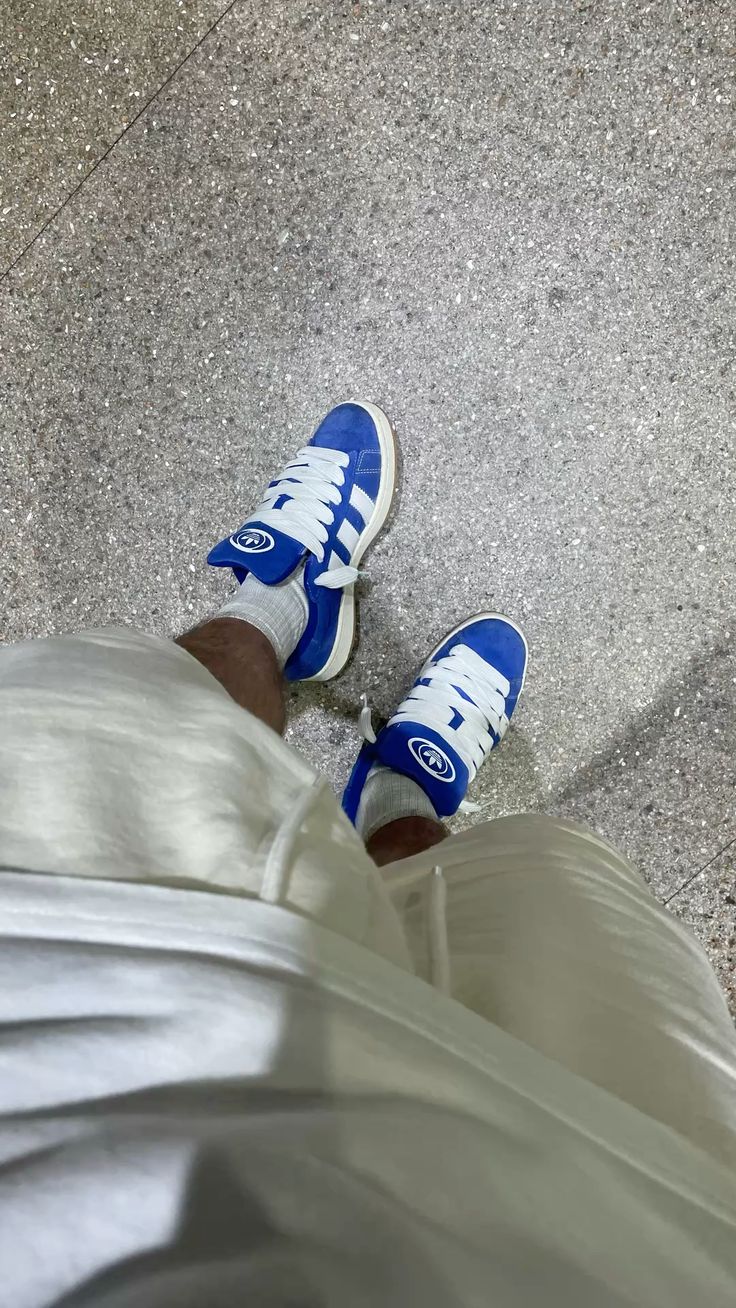 adidas Campus 00s Semi Lucid Blue Cloud White, Lifestyle View 5, SKU H03471