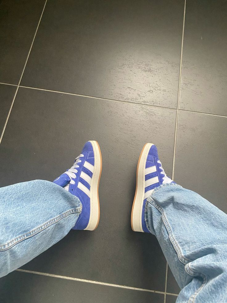 adidas Campus 00s Semi Lucid Blue Cloud White, Lifestyle View 3, SKU H03471