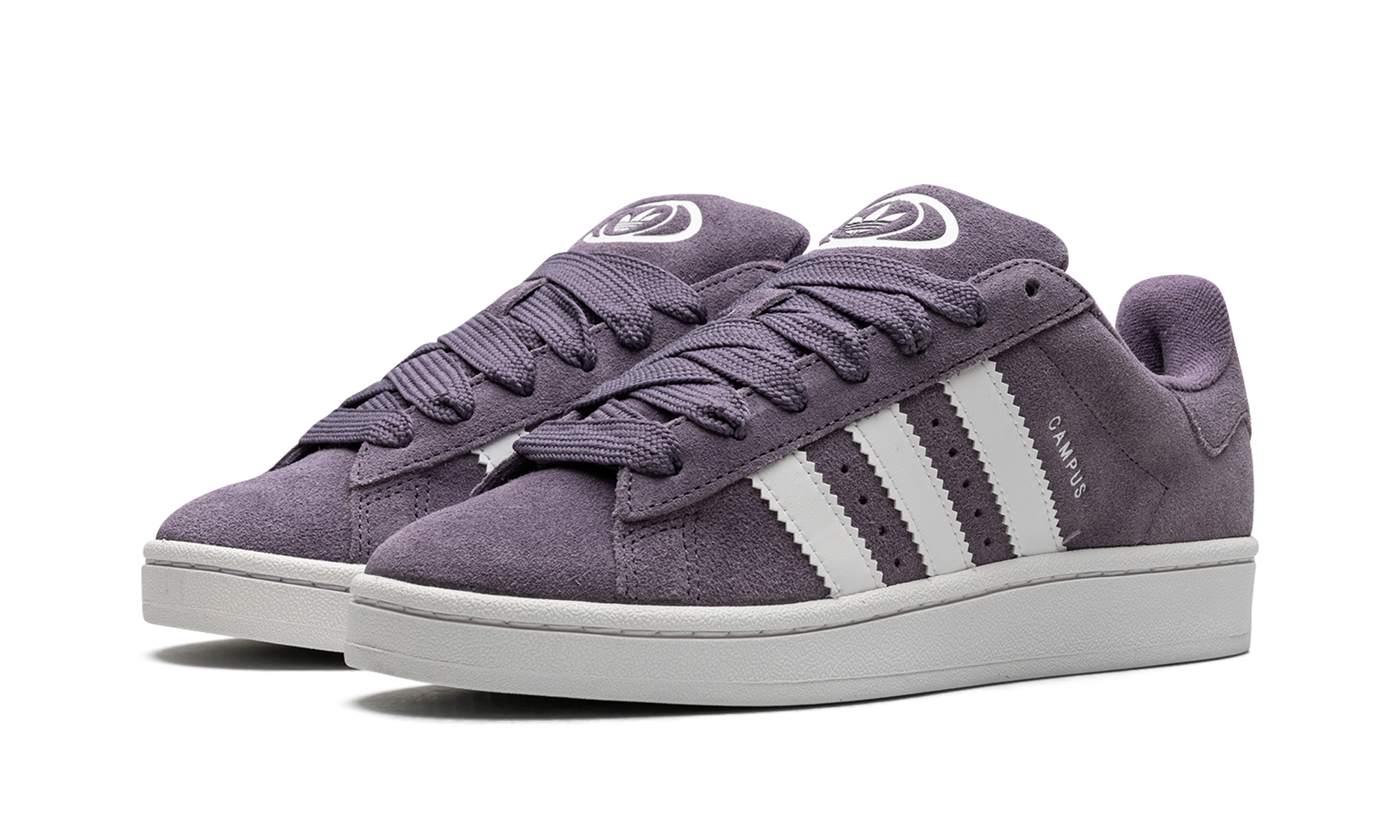 adidas campus 00s shadow violet women s+ID7038+diagnol left view