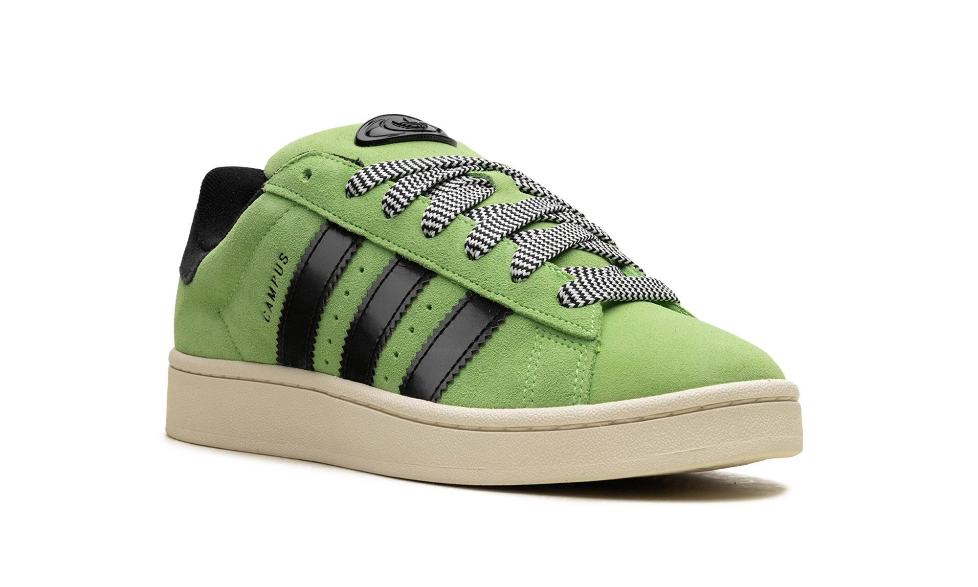 adidas campus 00s solar green women s+HQ4409+diagnol right view