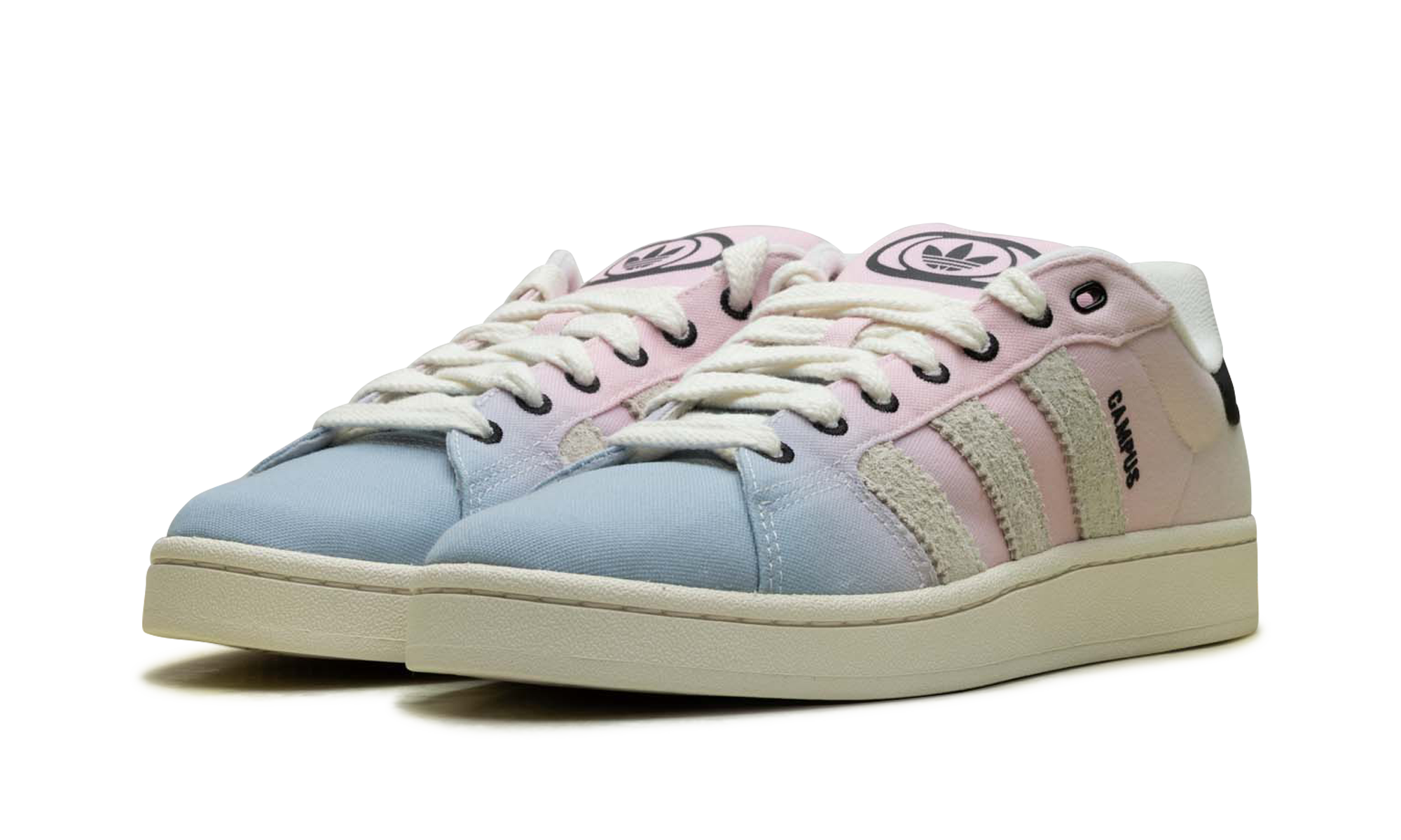 adidas campus 00s wonder blue clear pink+IH2494+diagnol left view