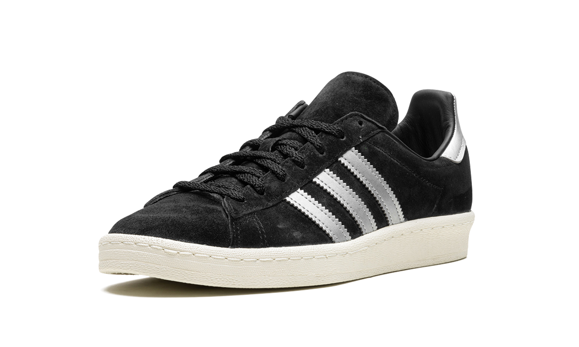 adidas campus 80s black off white+GX7330+left diagnol single view