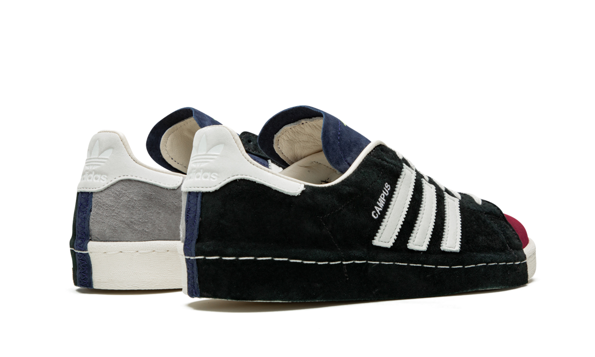 adidas campus 80s by shun hirose aka recouture+FW7620+diagnol right behind view