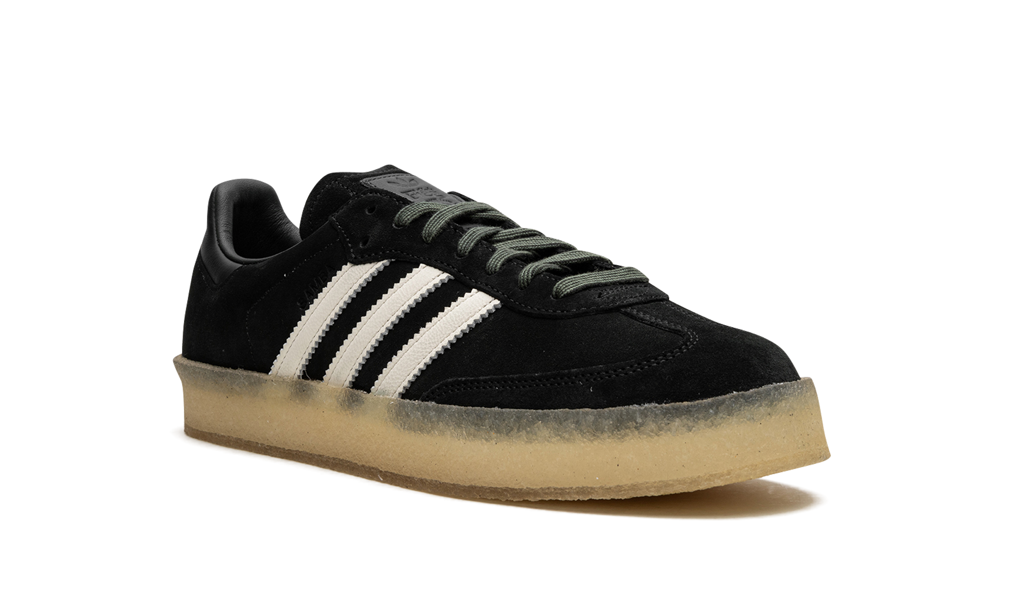 adidas clarks 8th street samba by ronnie fieg shadow green+ID7299+diagnol right view