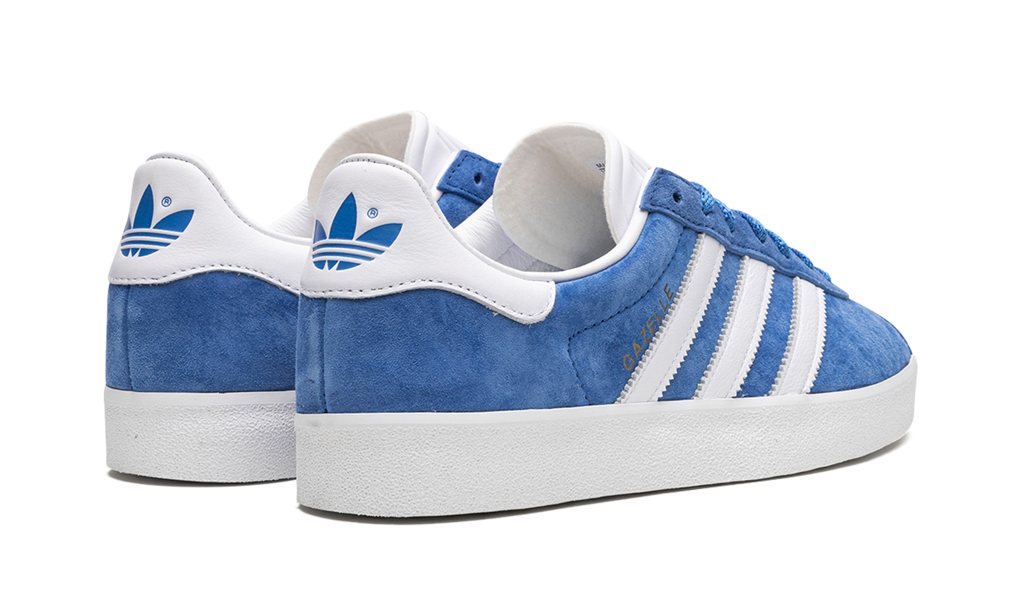 adidas gazelle 85 blue bird+FZ5593+diagnol right behind view