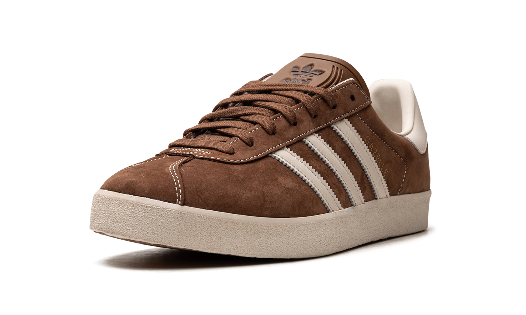 adidas gazelle 85 preloved brown+IG5005+left diagnol single view