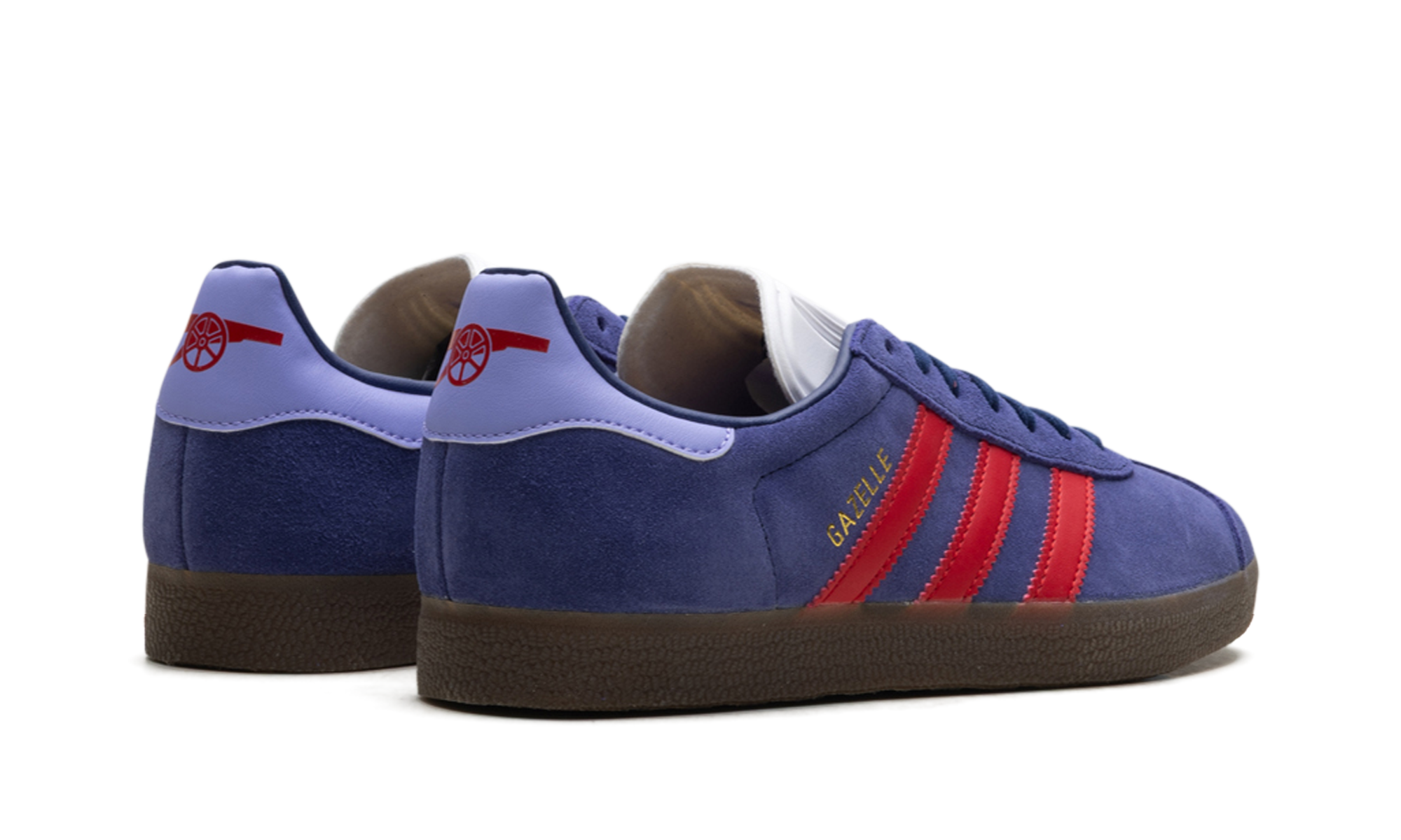 adidas gazelle arsenal f c+IH2630+diagnol right behind view