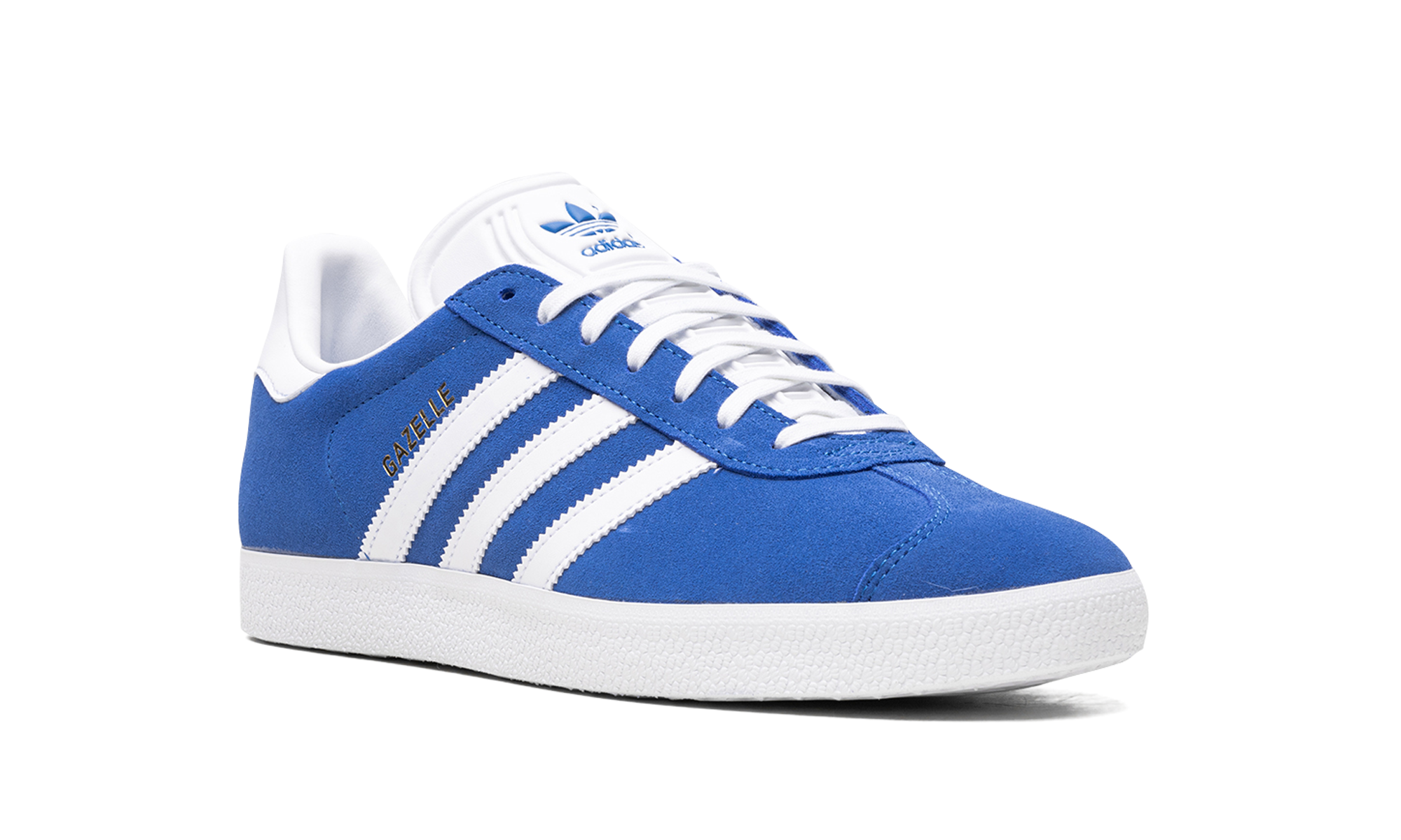 adidas gazelle blue cloud white gold metallic+GX2207+diagnol right view