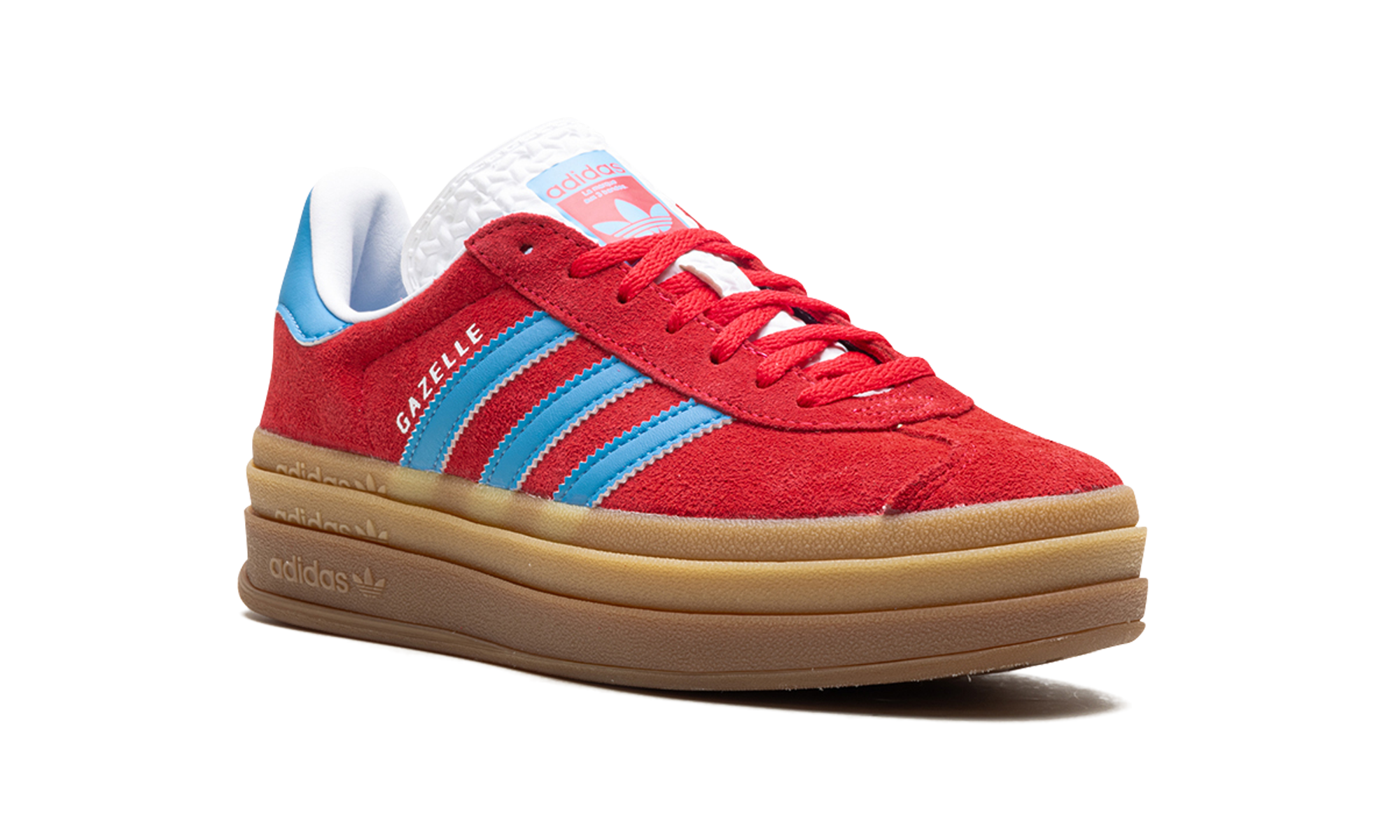 adidas gazelle bold active pink blue burst women s+IE0421+diagnol right view