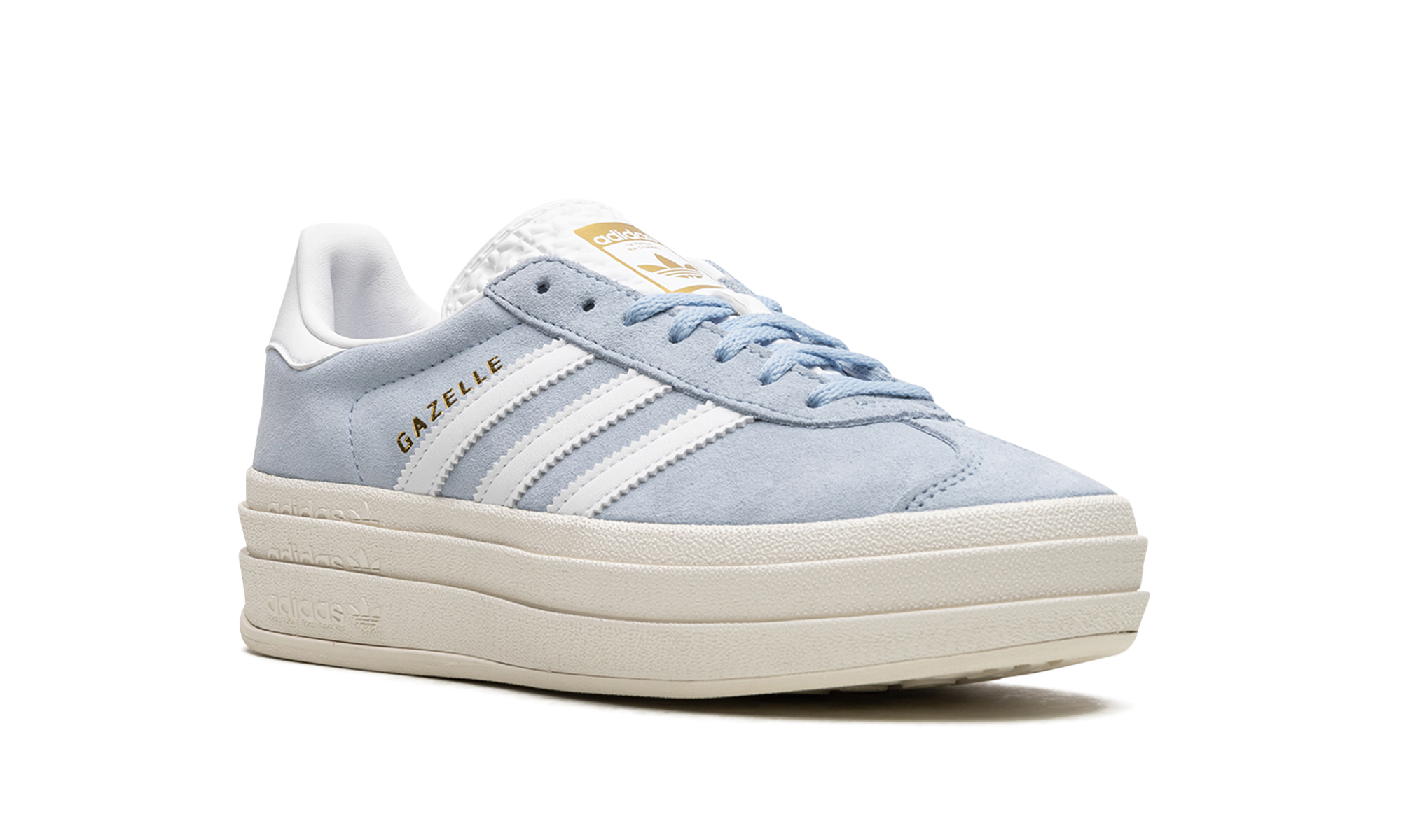adidas gazelle bold clear sky women s+ID6991+diagnol right view