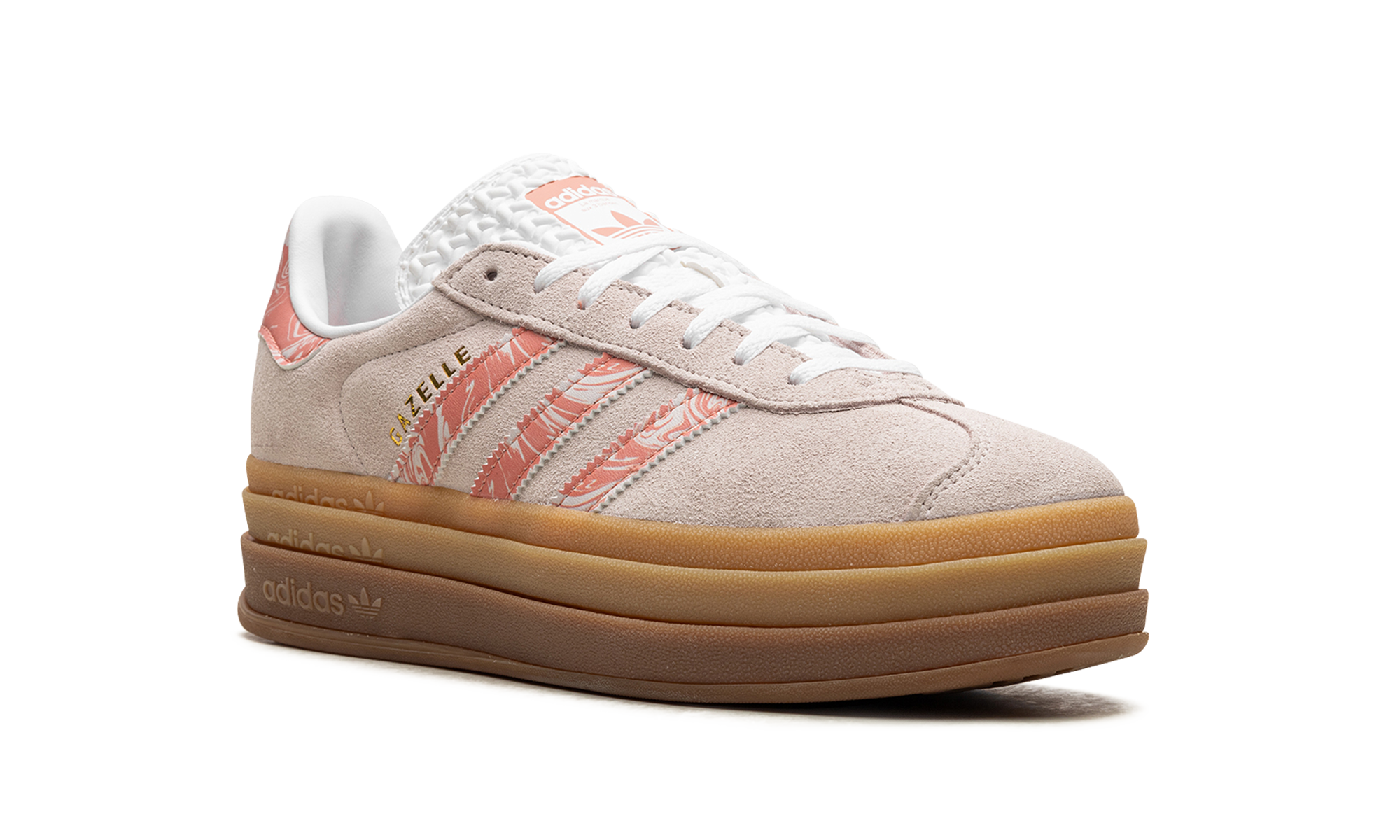 adidas gazelle bold putty mauve women s+ID3739+diagnol right view