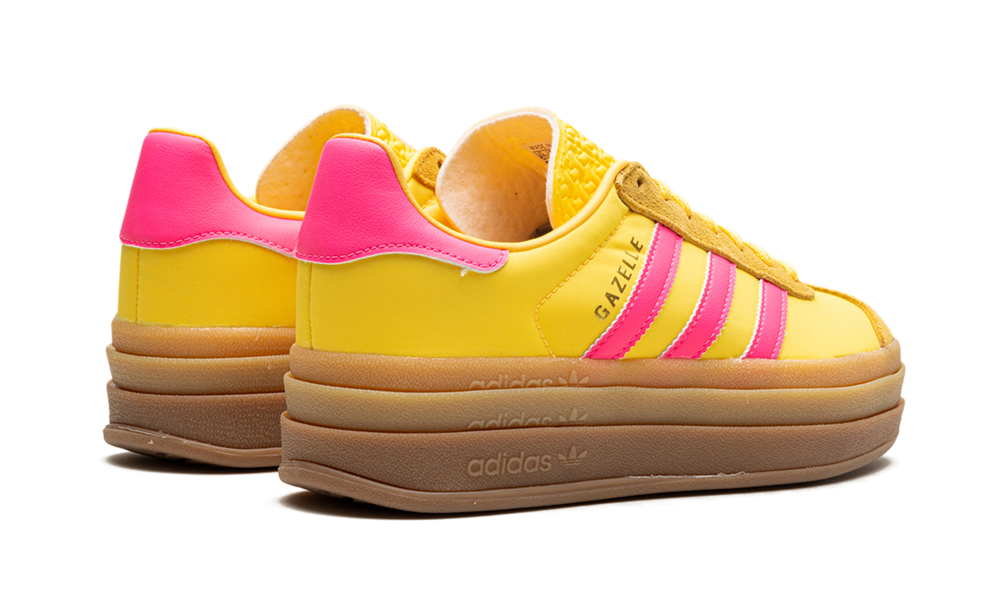 adidas gazelle bold spark lucid pink women s+IG4387+diagnol right behind view