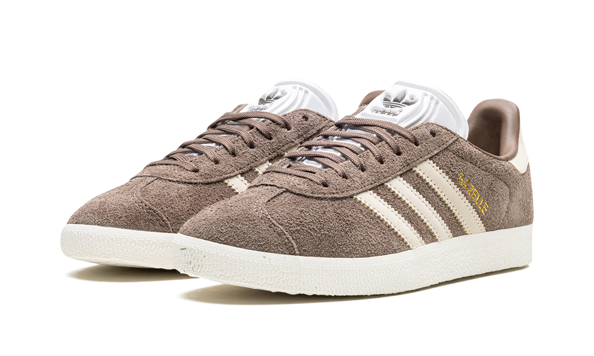 adidas gazelle earth strata wonder white off white women s+IG4392+diagnol left view