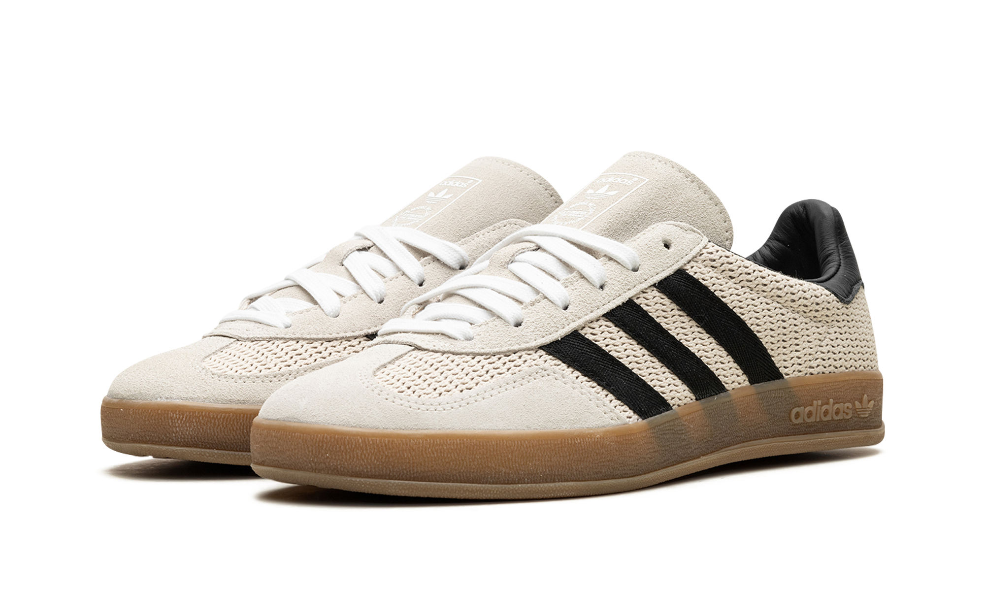 adidas gazelle indoor aluminum core black+IH4769+diagnol left view