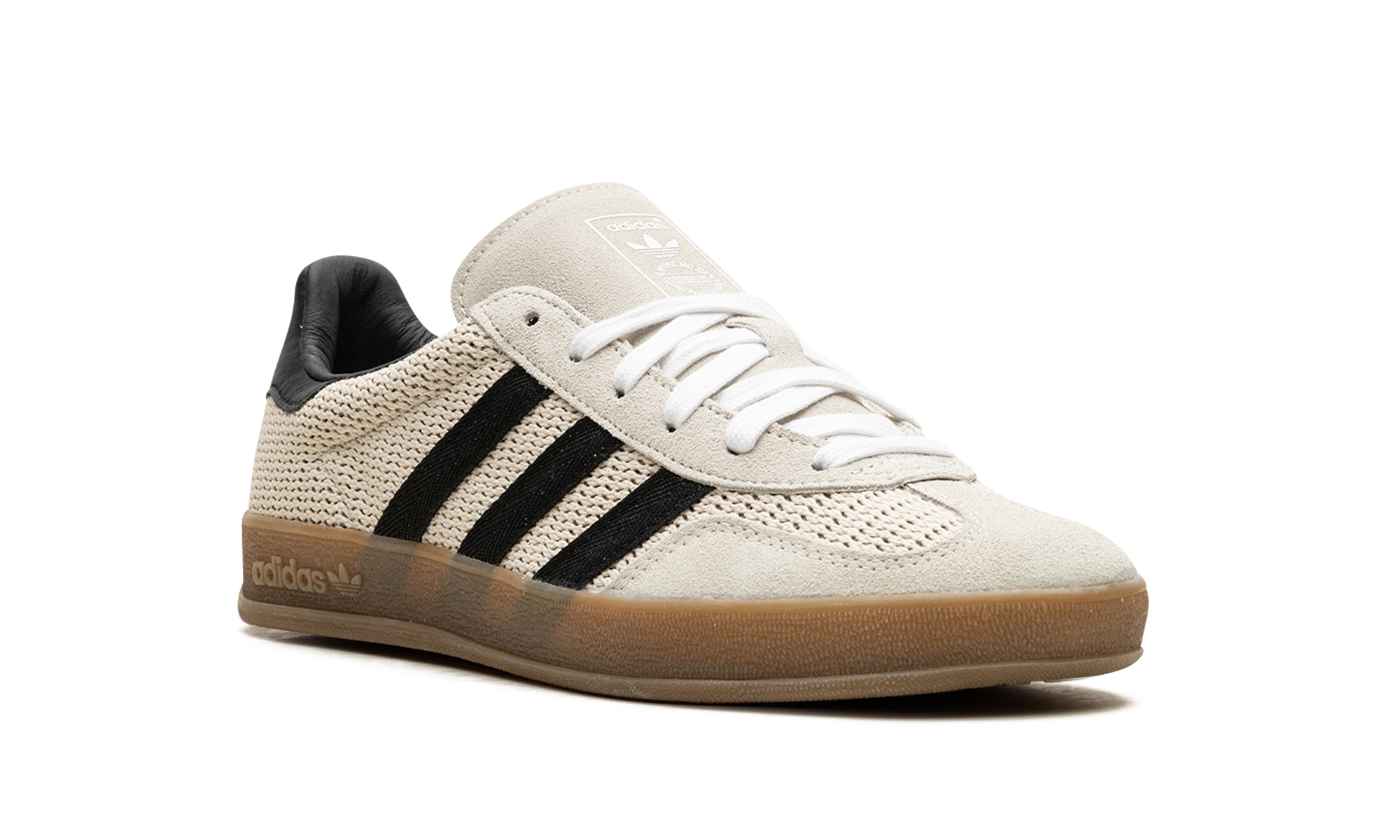 adidas gazelle indoor aluminum core black+IH4769+diagnol right view