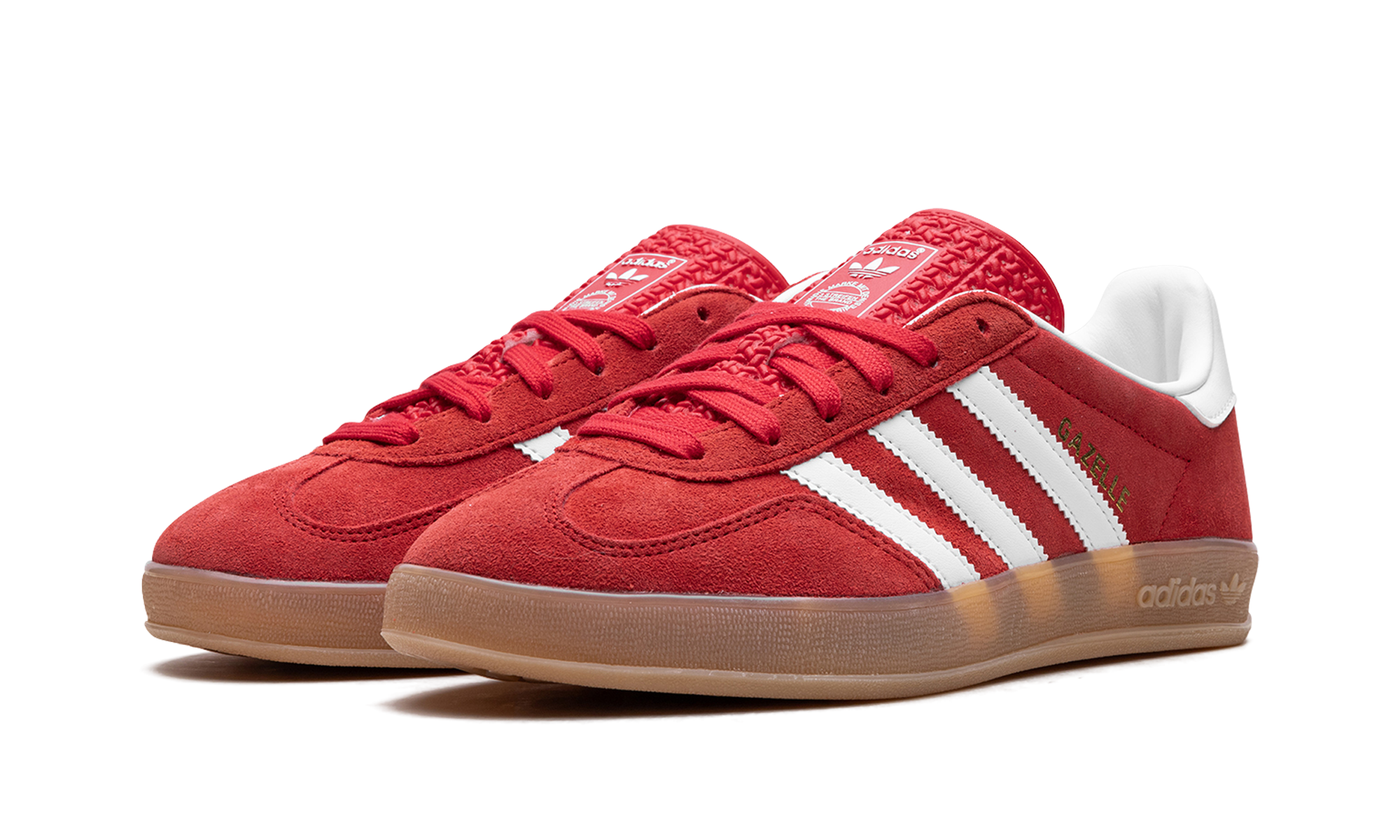 adidas gazelle indoor better scarlet+JI2063+diagnol left view
