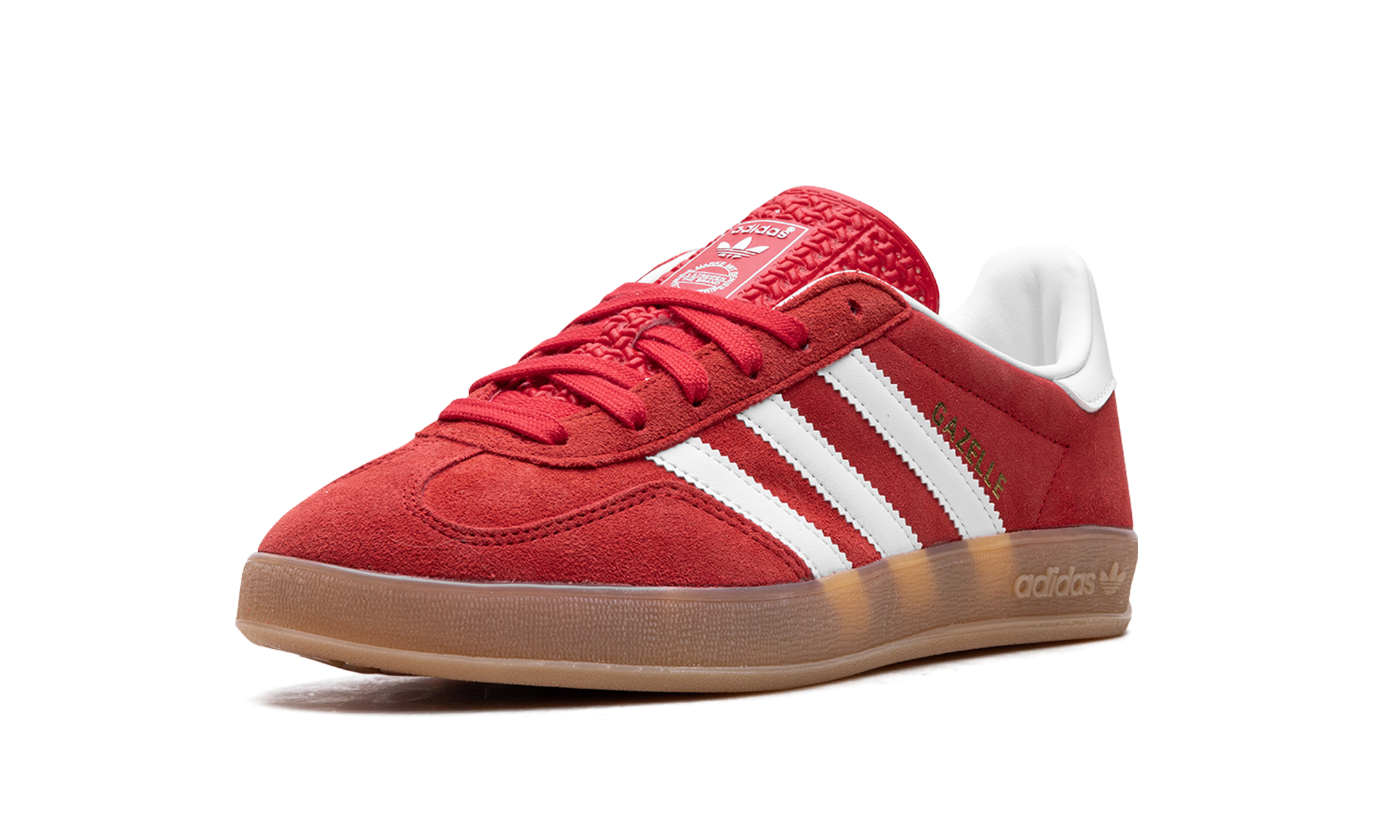 adidas gazelle indoor better scarlet+JI2063+left diagnol single view