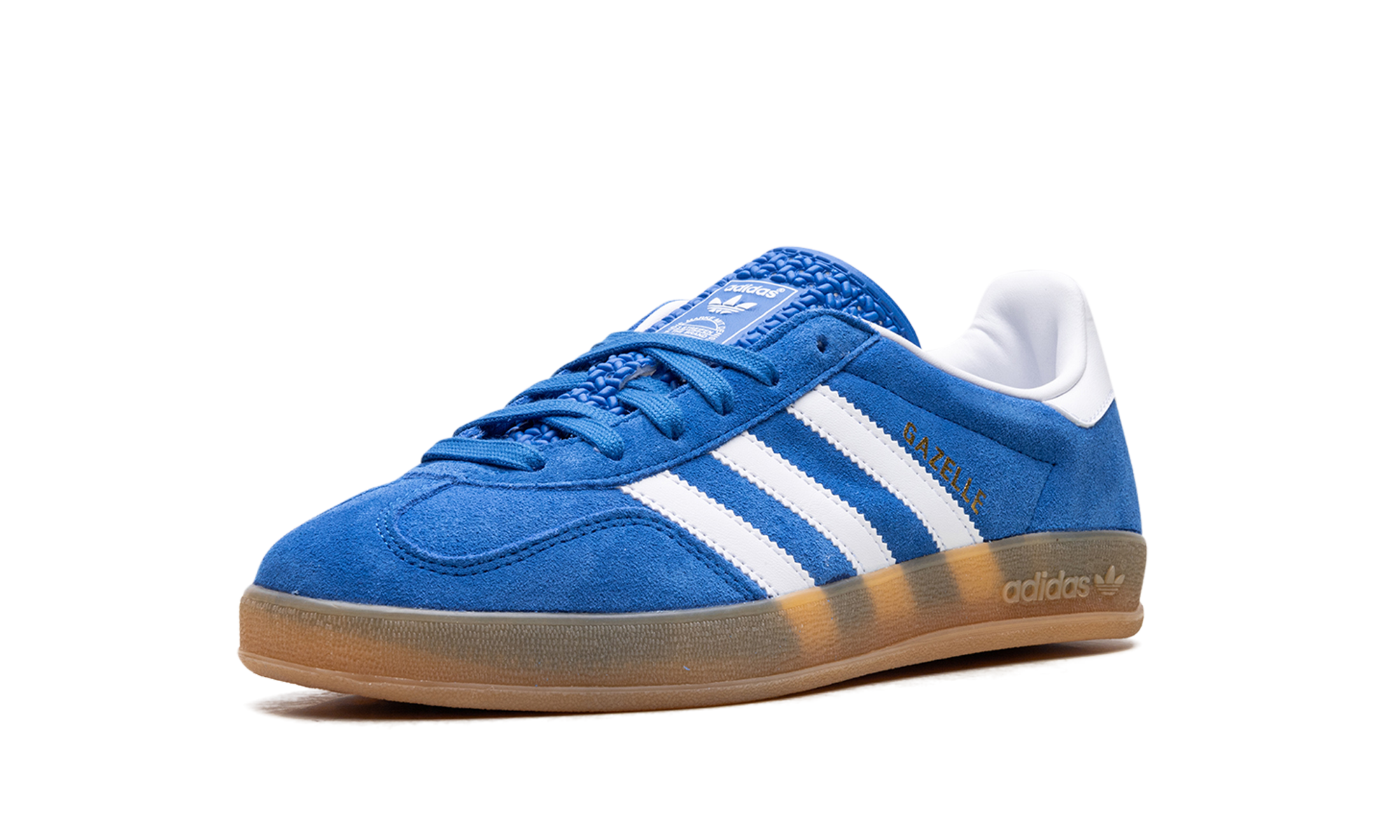 adidas gazelle indoor blue bird cloud white+JI2061+left diagnol single view