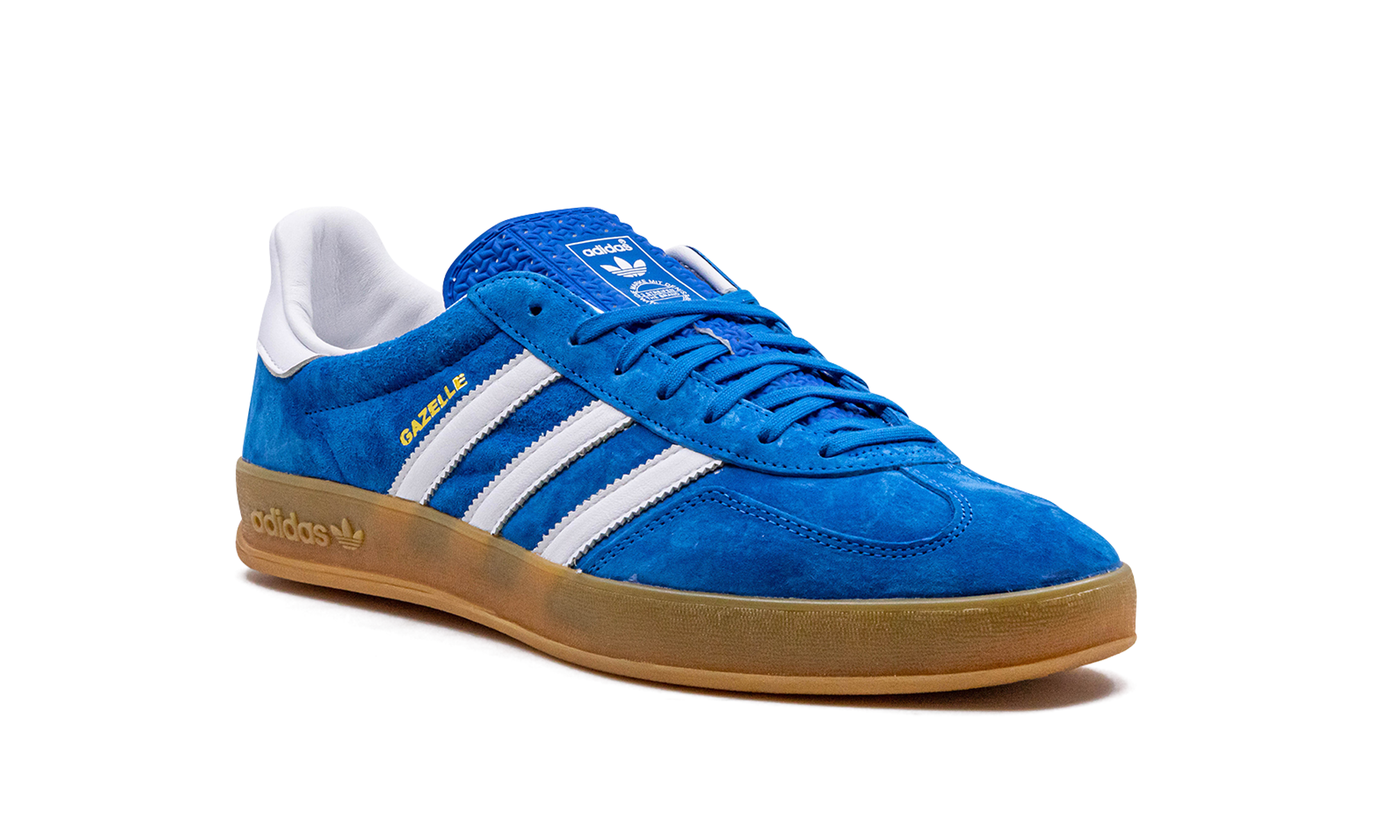 adidas gazelle indoor blue bird gum+H06260+diagnol right view
