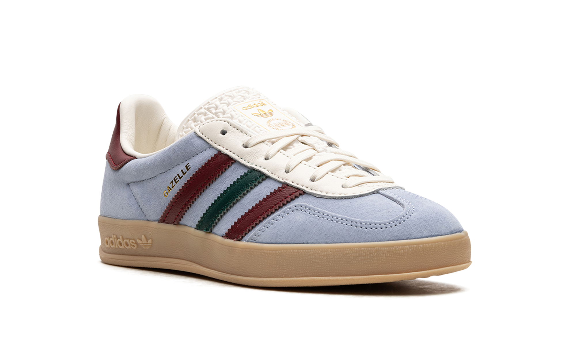 adidas gazelle indoor blue dawn collegiate burgundy+IG4994+diagnol right view