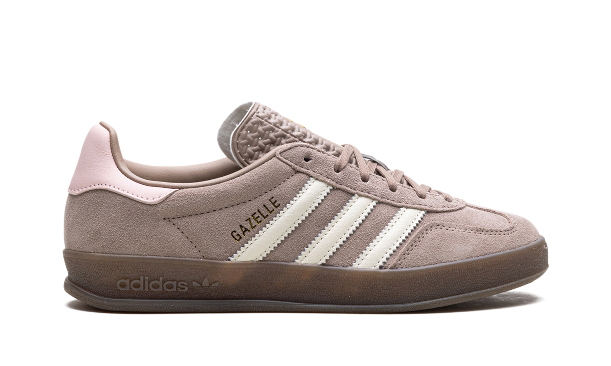 adidas gazelle indoor brown pink women s+JH6477+right view