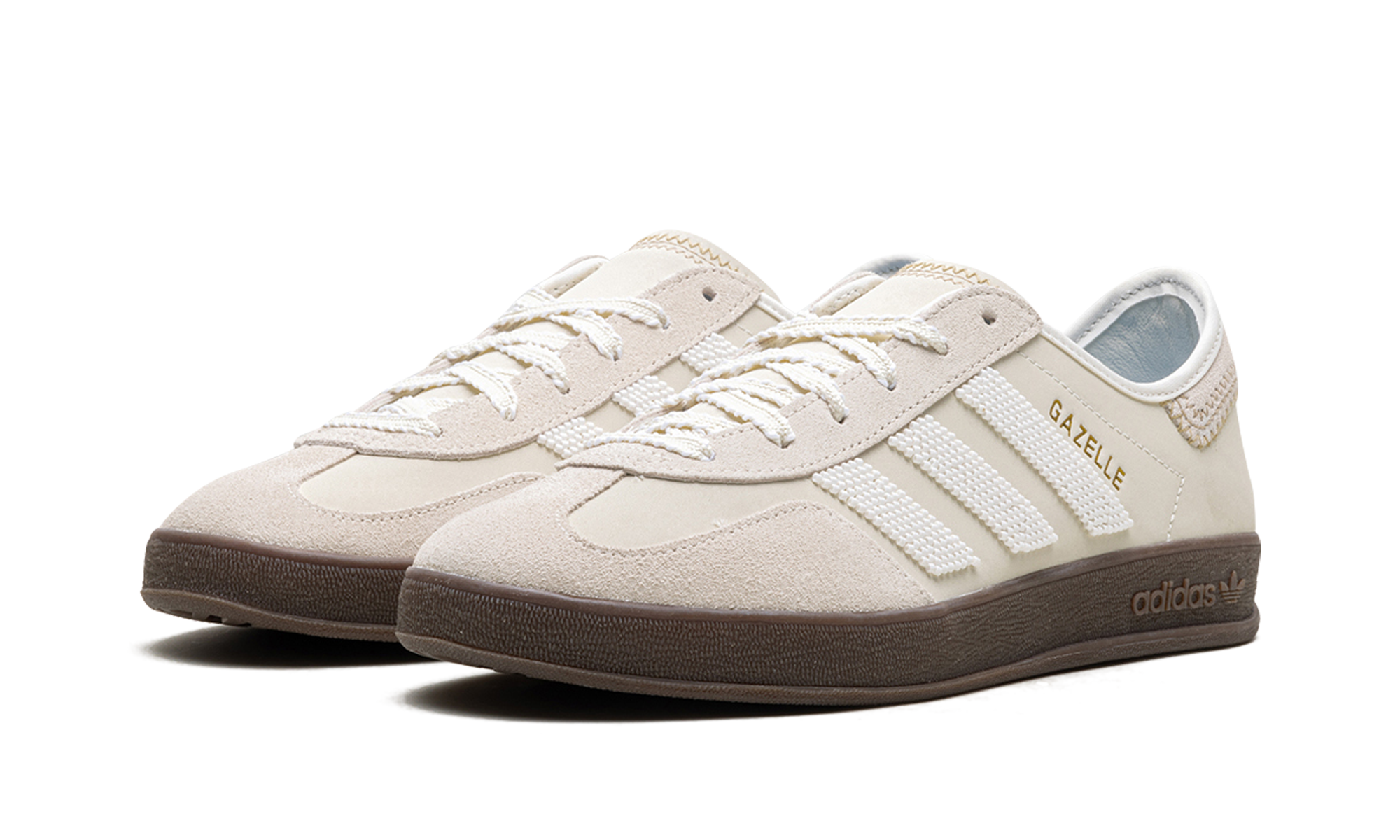 adidas gazelle indoor clot by edison chen off white+IH3719+diagnol left view