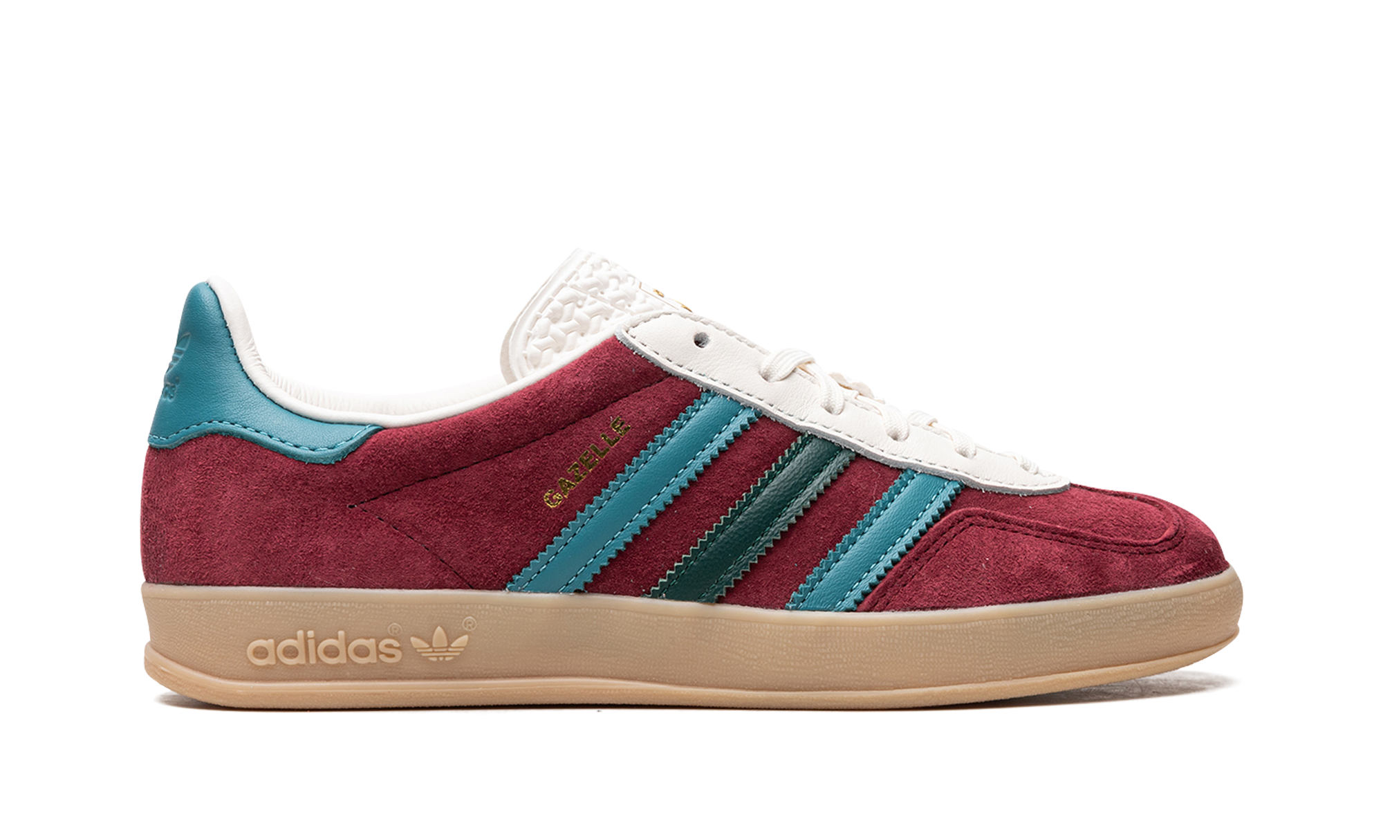 adidas gazelle indoor collegiate burgundy arctic fusion+IG4996+right view