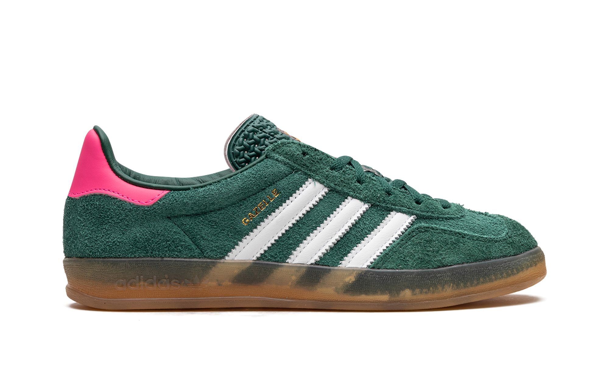 adidas gazelle indoor collegiate green lucid pink women s+IG5929+right view