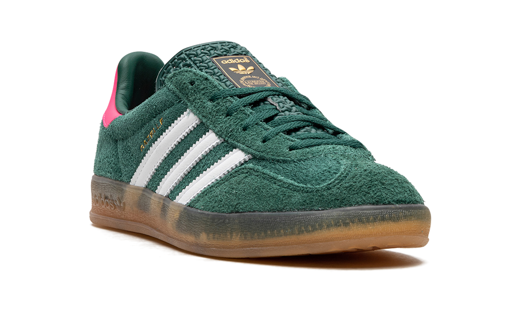 adidas gazelle indoor collegiate green lucid pink women s+IG5929+diagnol right view