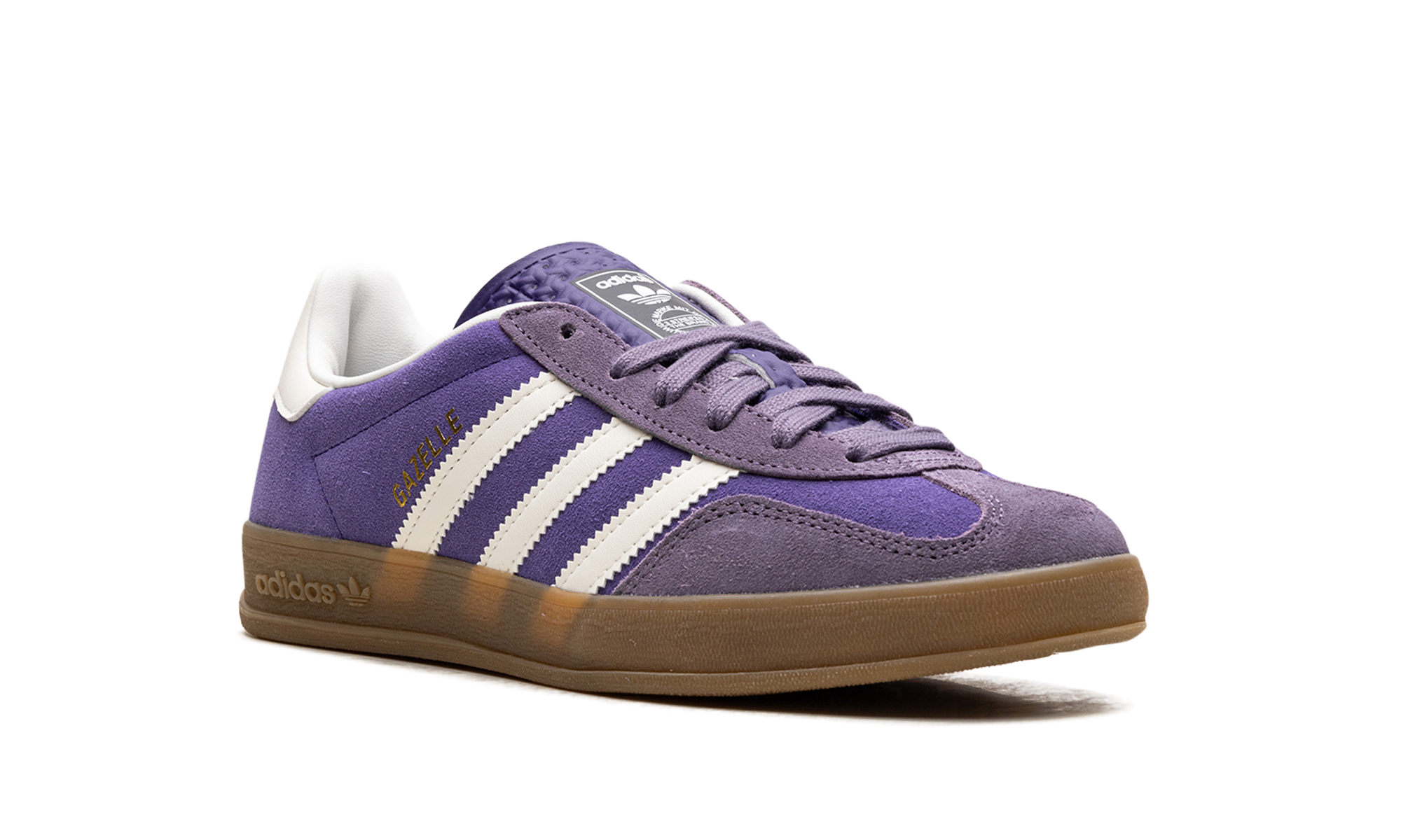adidas gazelle indoor collegiate purple+IF9645+diagnol right view