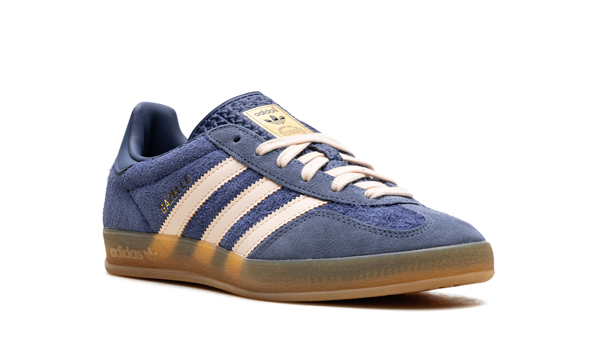 adidas gazelle indoor dark blue bliss orange+JI0322+diagnol right view