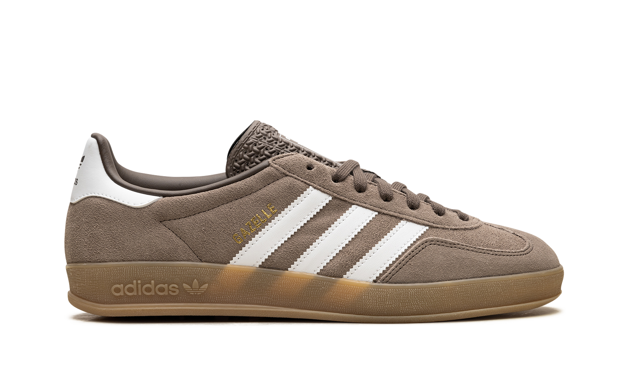 adidas gazelle indoor earth strata white gold metallic+JQ0175+right view