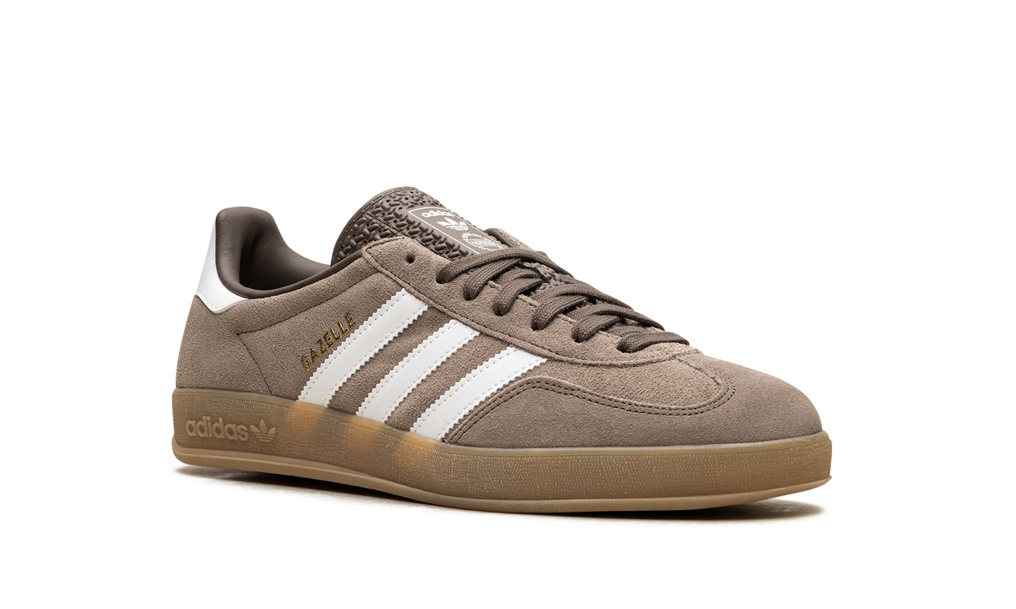 adidas gazelle indoor earth strata white gold metallic+JQ0175+diagnol right view