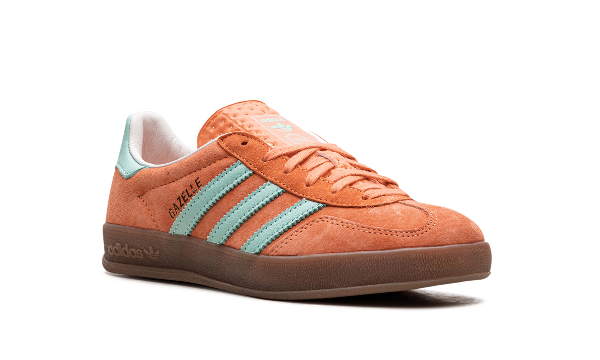 adidas gazelle indoor easy orange+IH7499+diagnol right view
