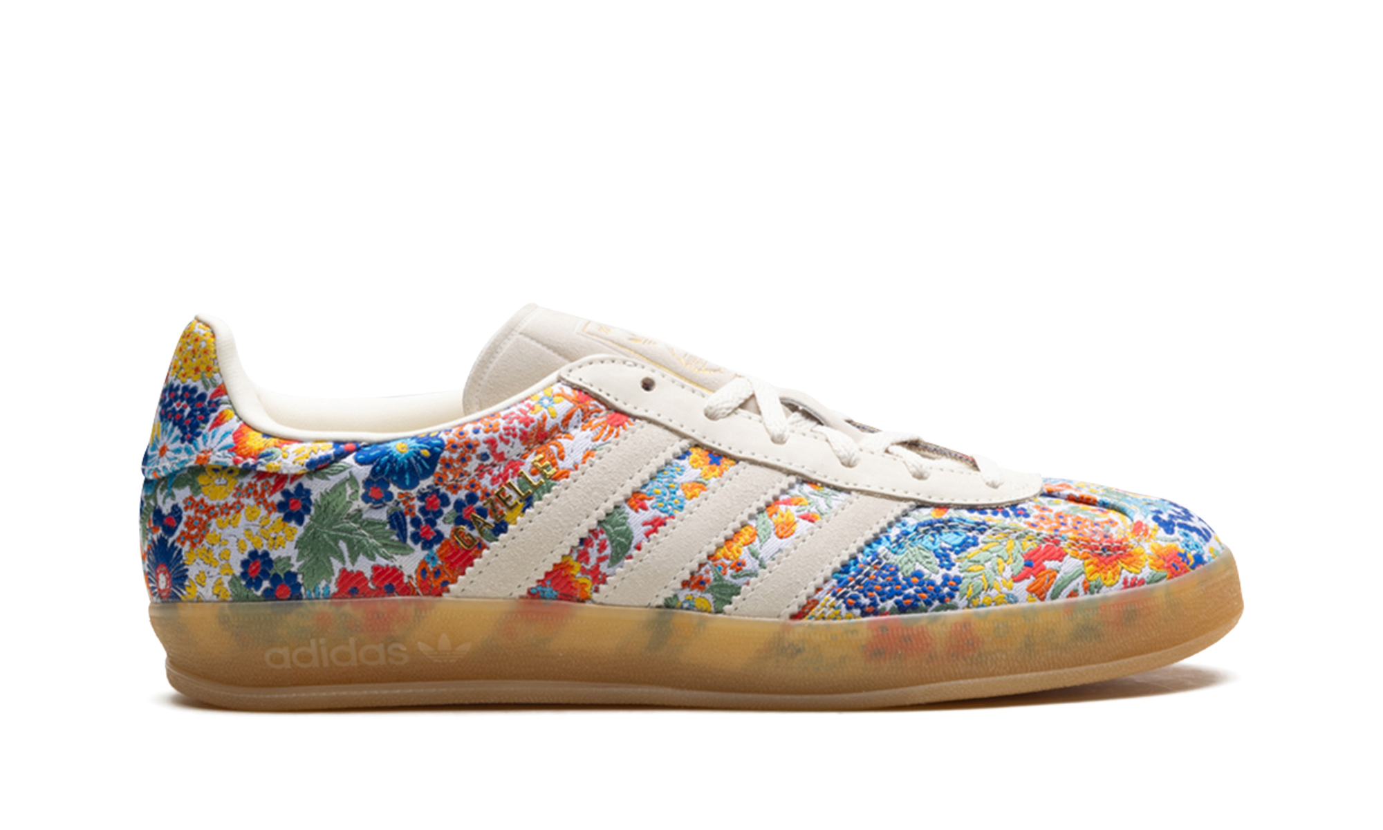adidas gazelle indoor liberty london floral embroidery women s+JP5309+right view