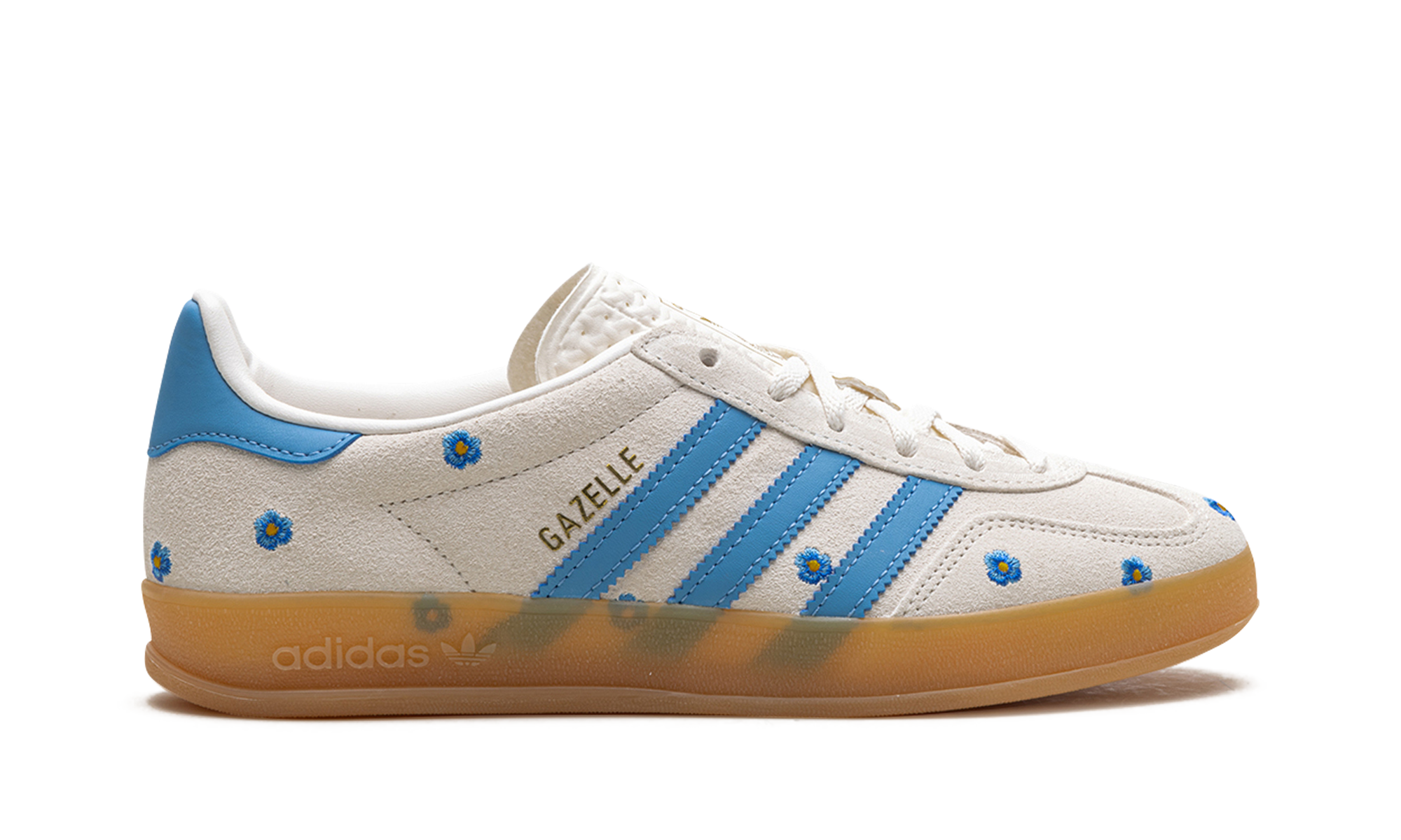 adidas gazelle indoor light blue floral women s+IF4491+right view